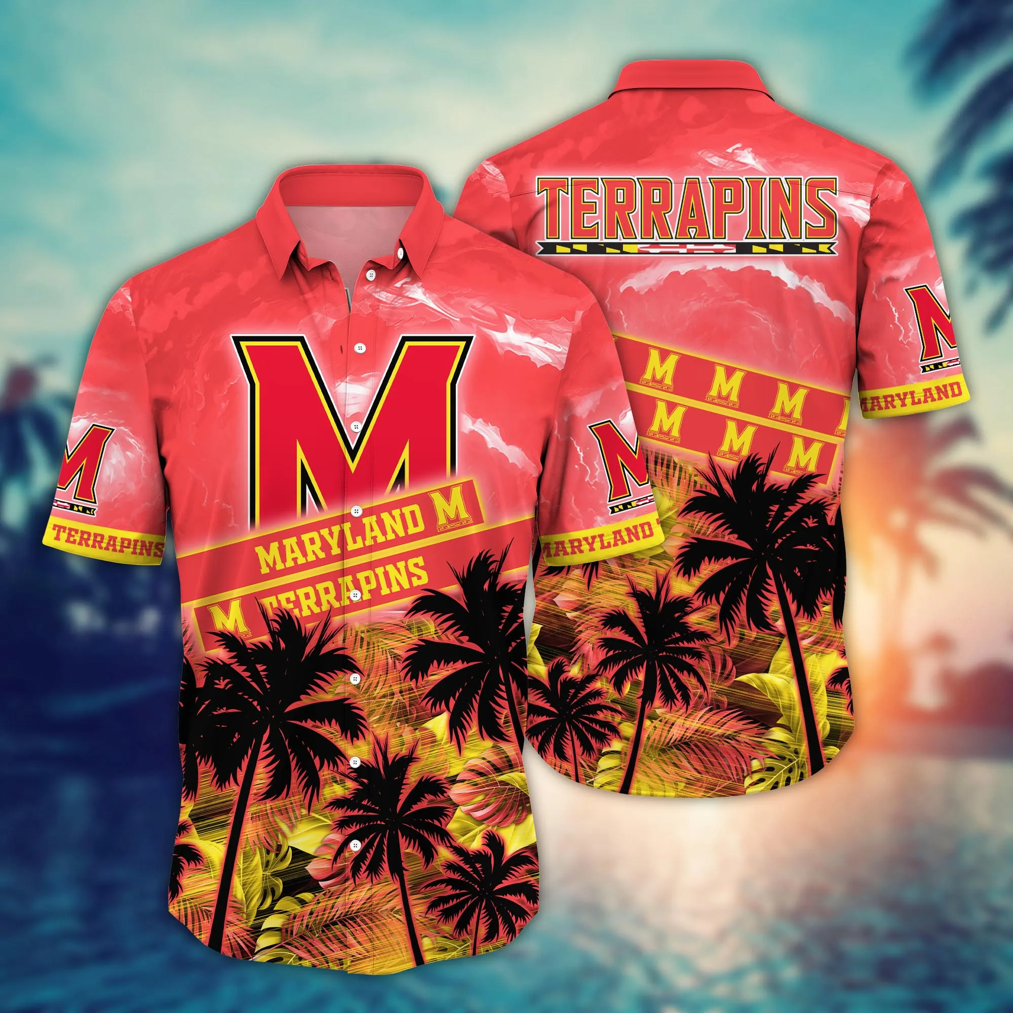 Maryland Terrapins NCAA Hawaiian Shirt Tide Aloha Shirt