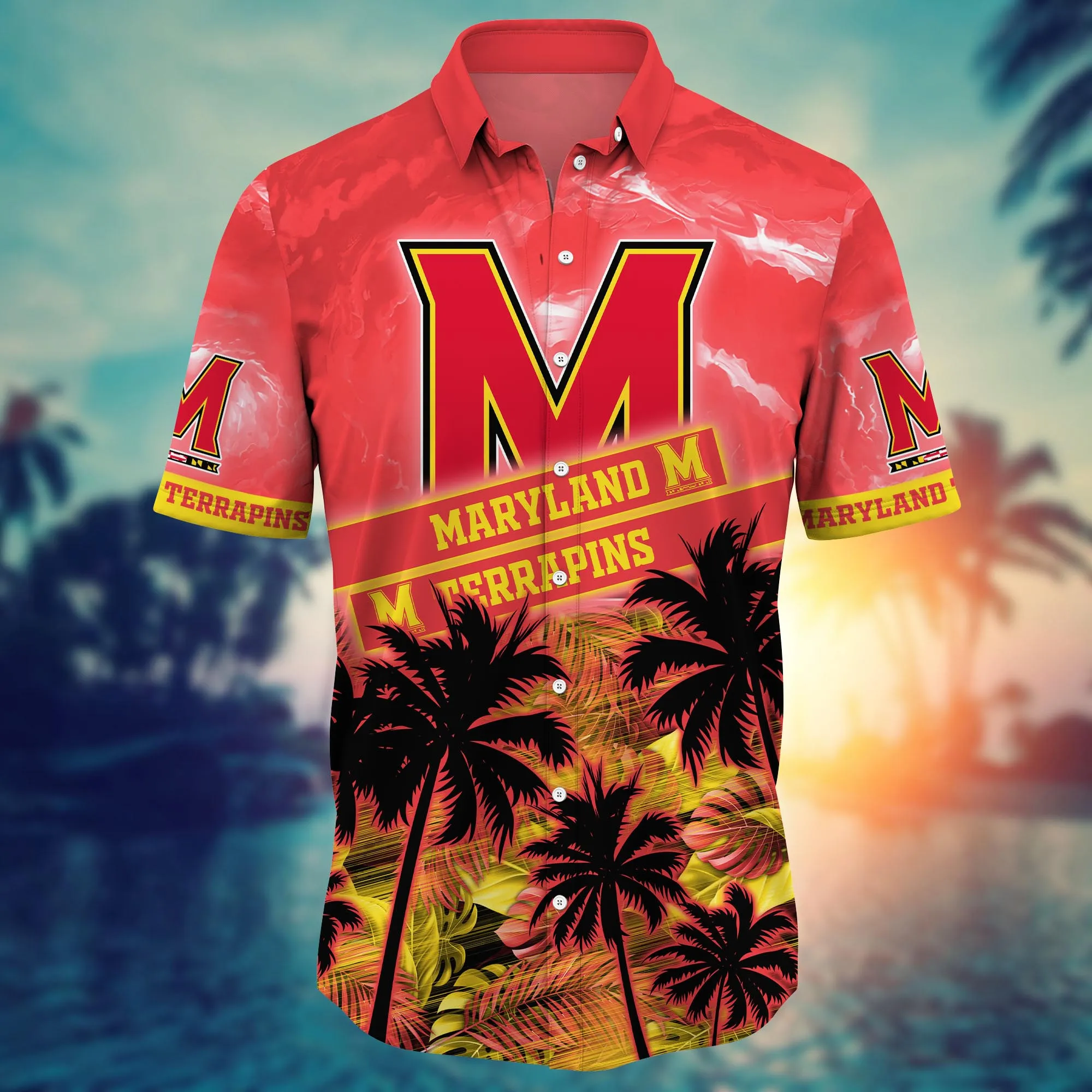 Maryland Terrapins NCAA Hawaiian Shirt Tide Aloha Shirt