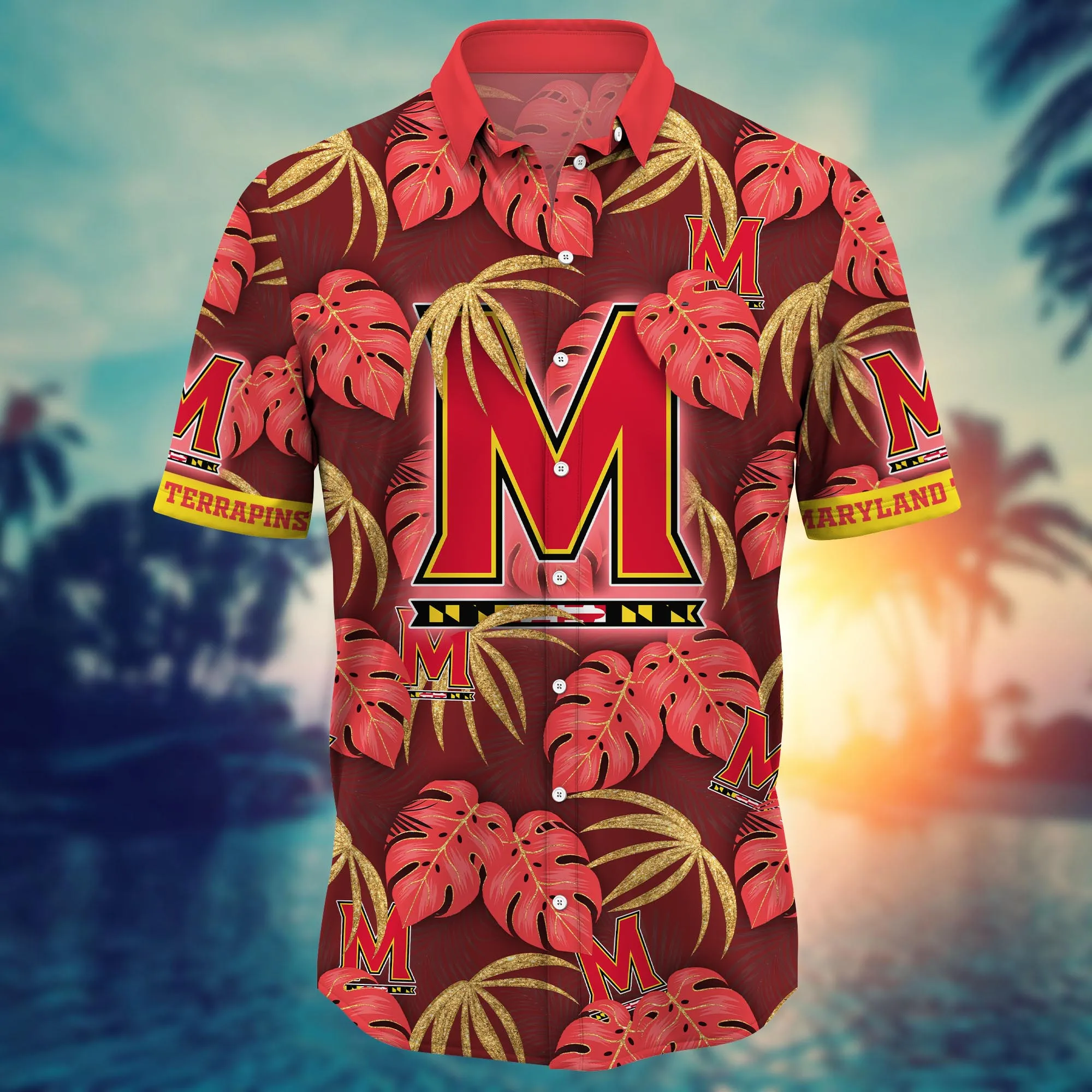 Maryland Terrapins NCAA Hawaiian Shirt Vacation Time Soccer Fest Shirts