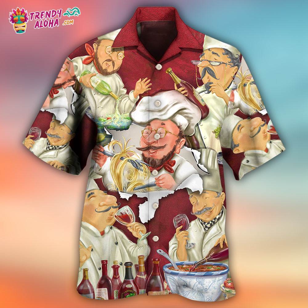 Master Chef Cooking Art Style Hawaiian Shirt – Trendy Aloha