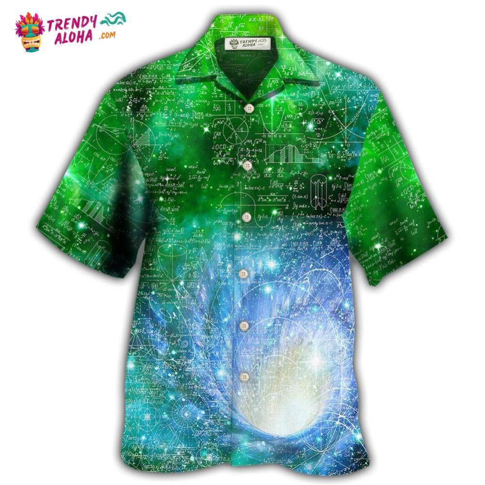 Math Astrophysics Astronomy Colorful Galaxy Hawaiian Shirt – Trendy Aloha