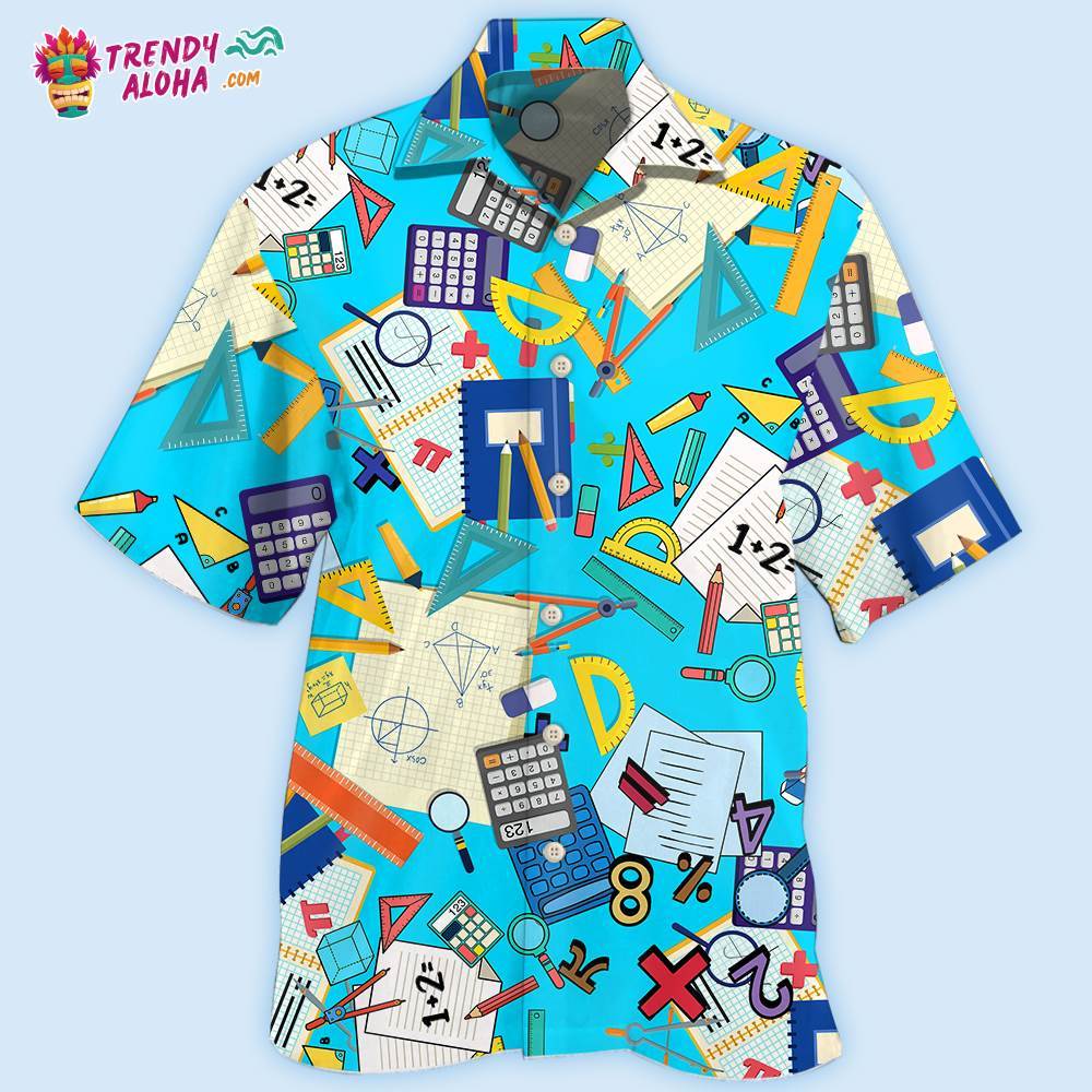 Math I Love Math It Makes People Smart Hawaiian Shirt – Trendy Aloha