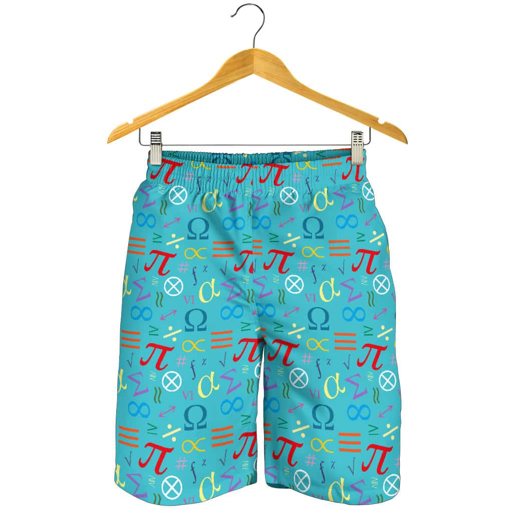 Math Pattern Print Design 02 For Men Women Kid Shorts