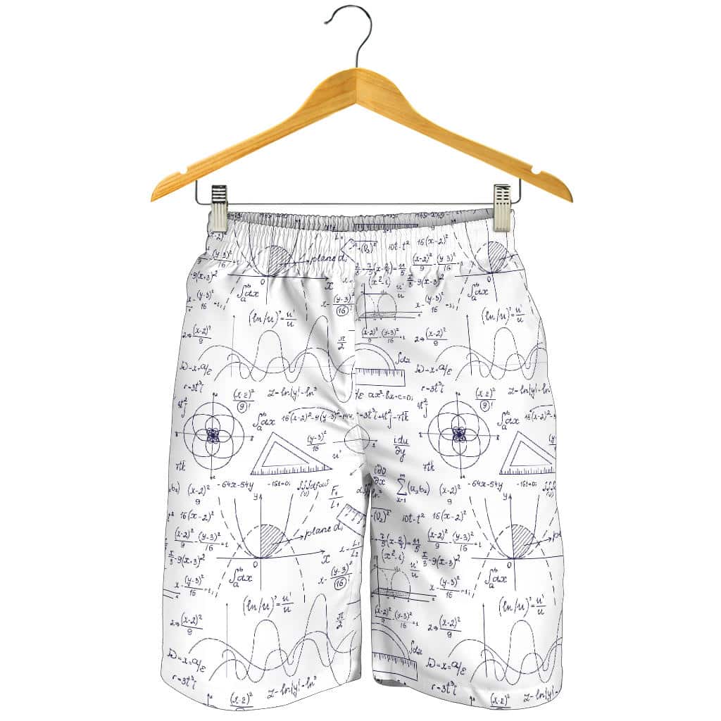 Math Pattern Print Design 03 For Men Women Kid Shorts