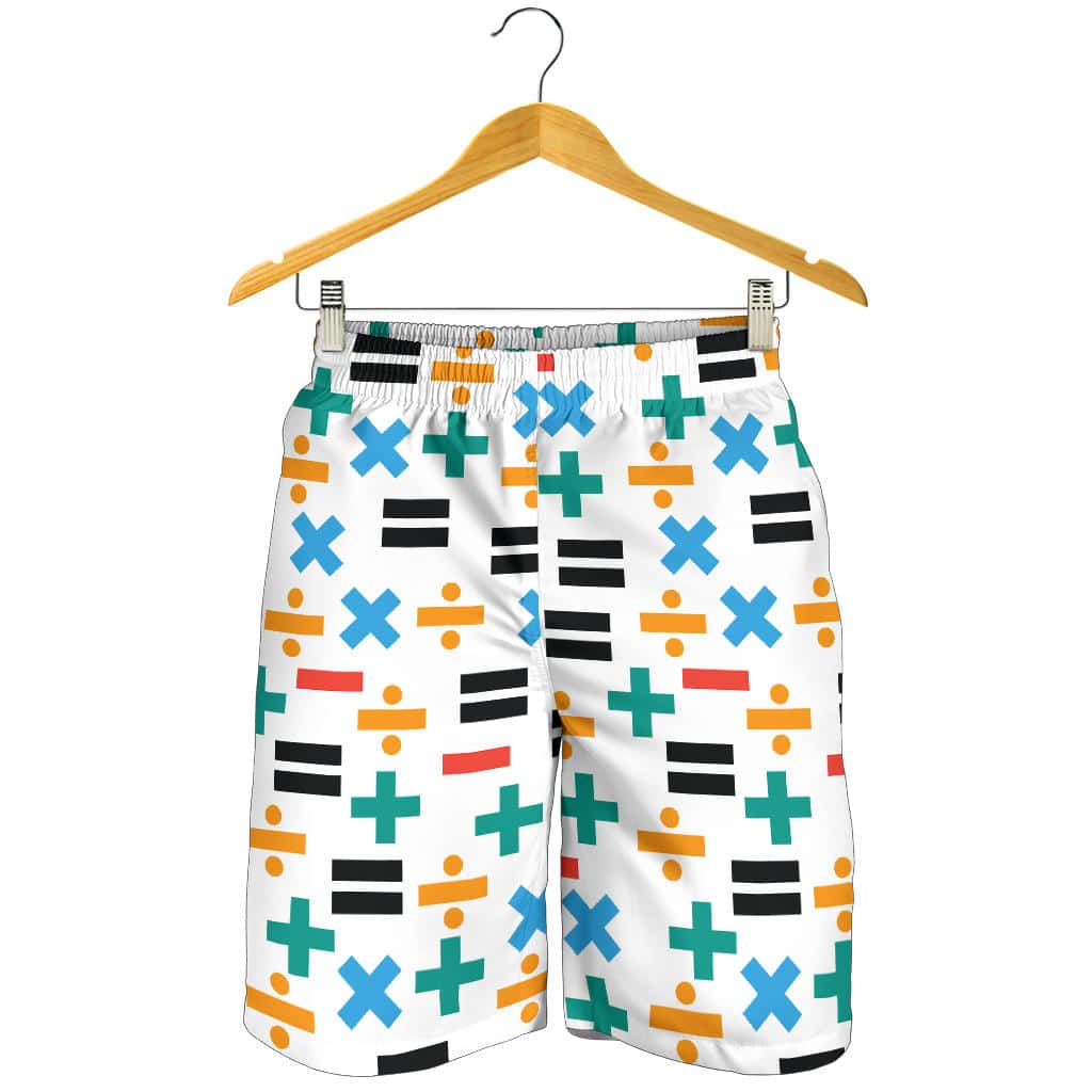 Math Pattern Print Design 05 For Men Women Kid Shorts