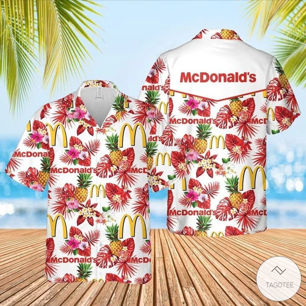 Mcdonalds Brand Inspired Hawaiian Shirt Collection