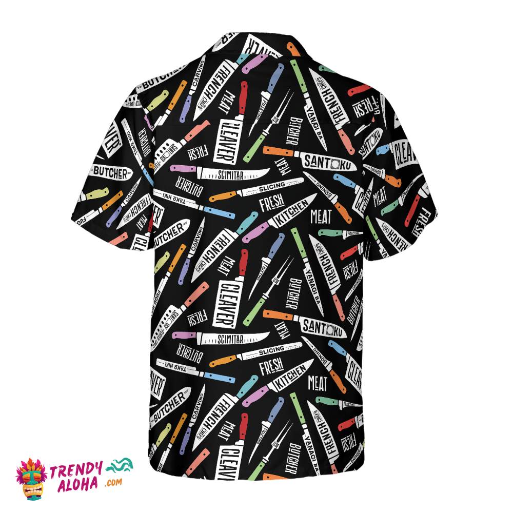 Meat & Fish Cutting Knives Chef Hawaiian Shirt