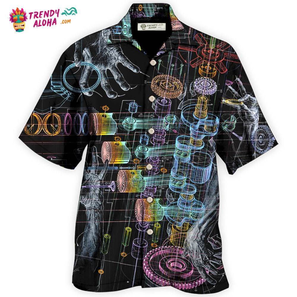 Mechanic Fantastic Neon Style Hawaiian Shirt – Trendy Aloha Mechanic Fantastic Neon Style Hawaiian Shirt – Trendy Aloha