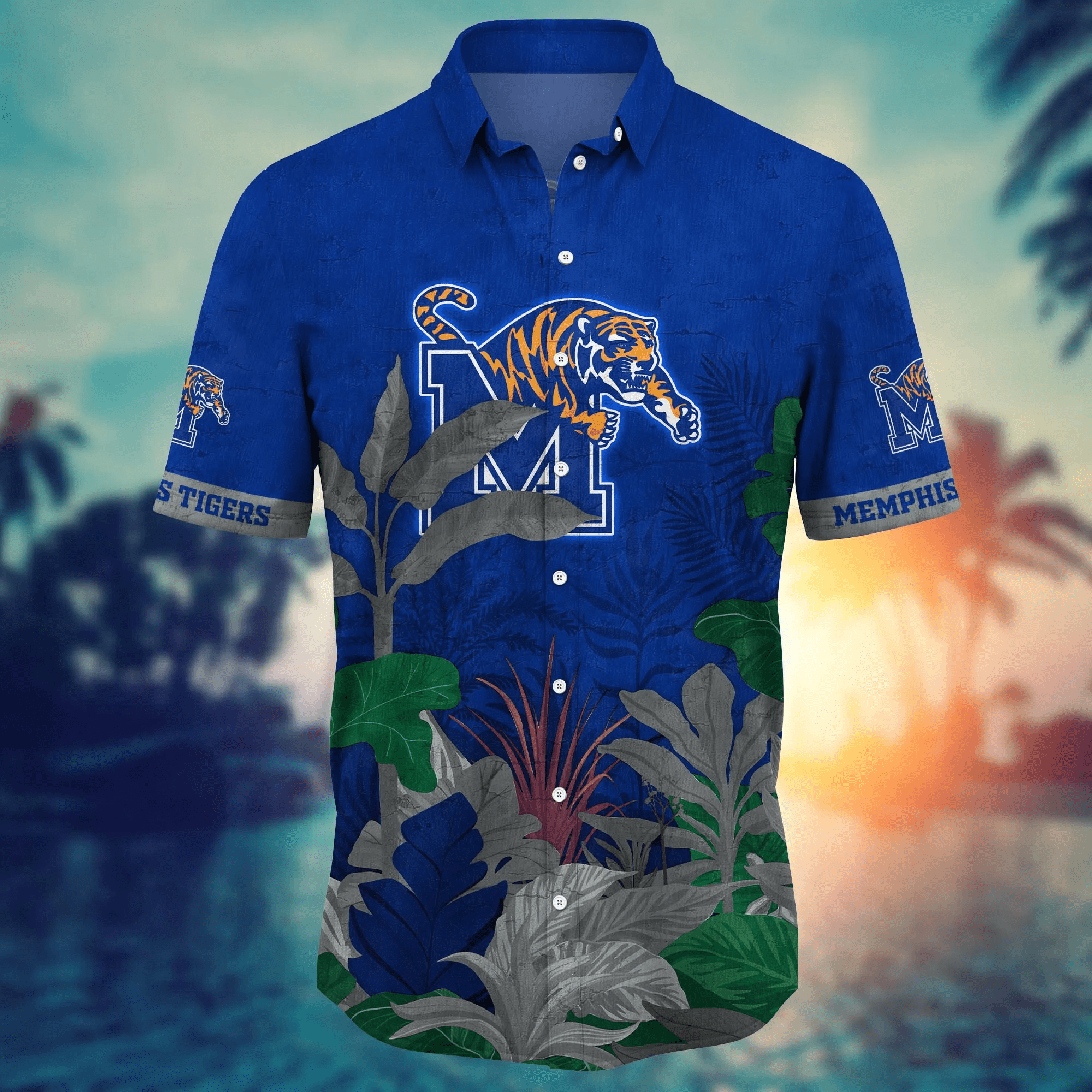 Memphis Tigers NCAA Hawaiian Shirt Bikinis Aloha Shirt