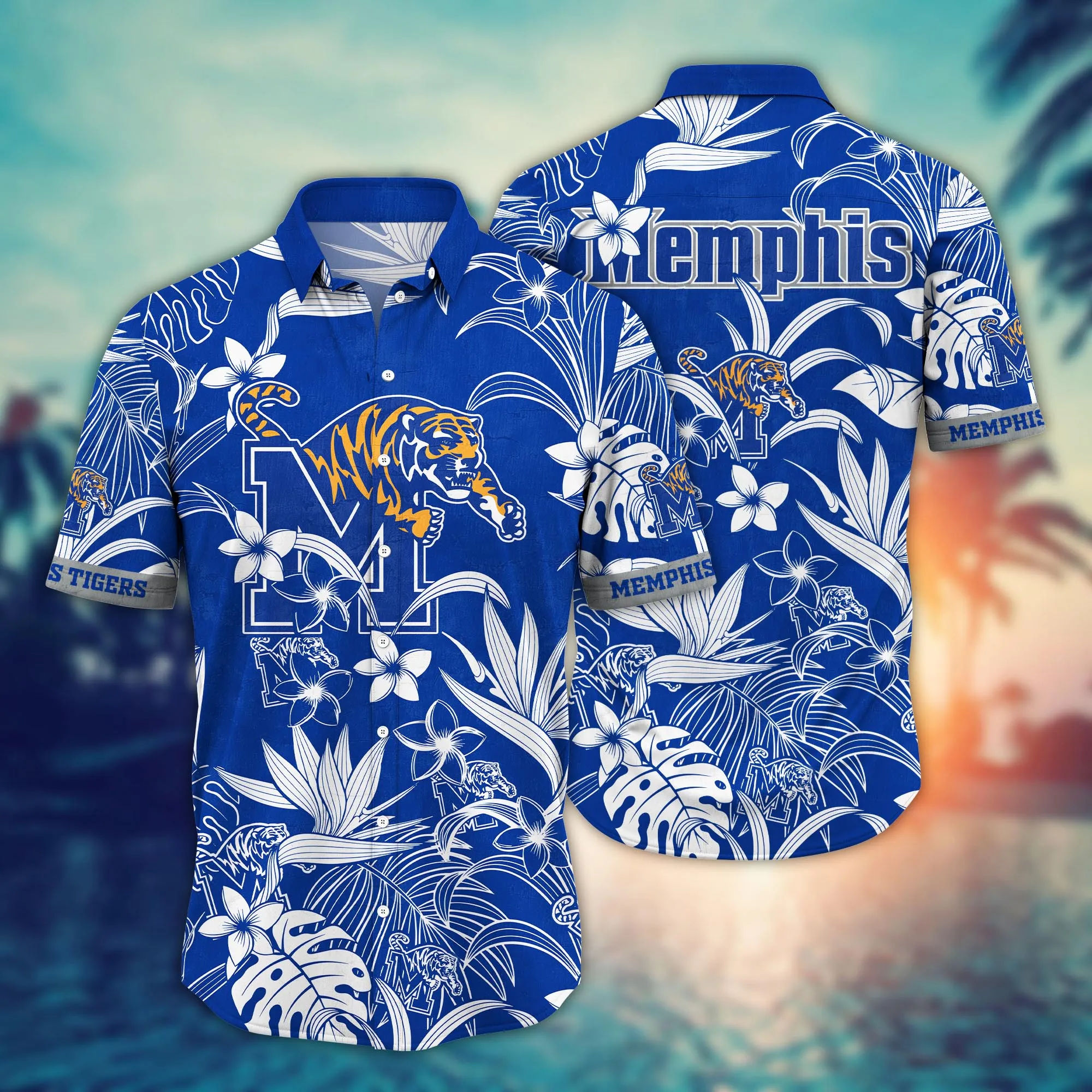 Memphis Tigers NCAA Hawaiian Shirt Hot Seasontime Aloha Shirt