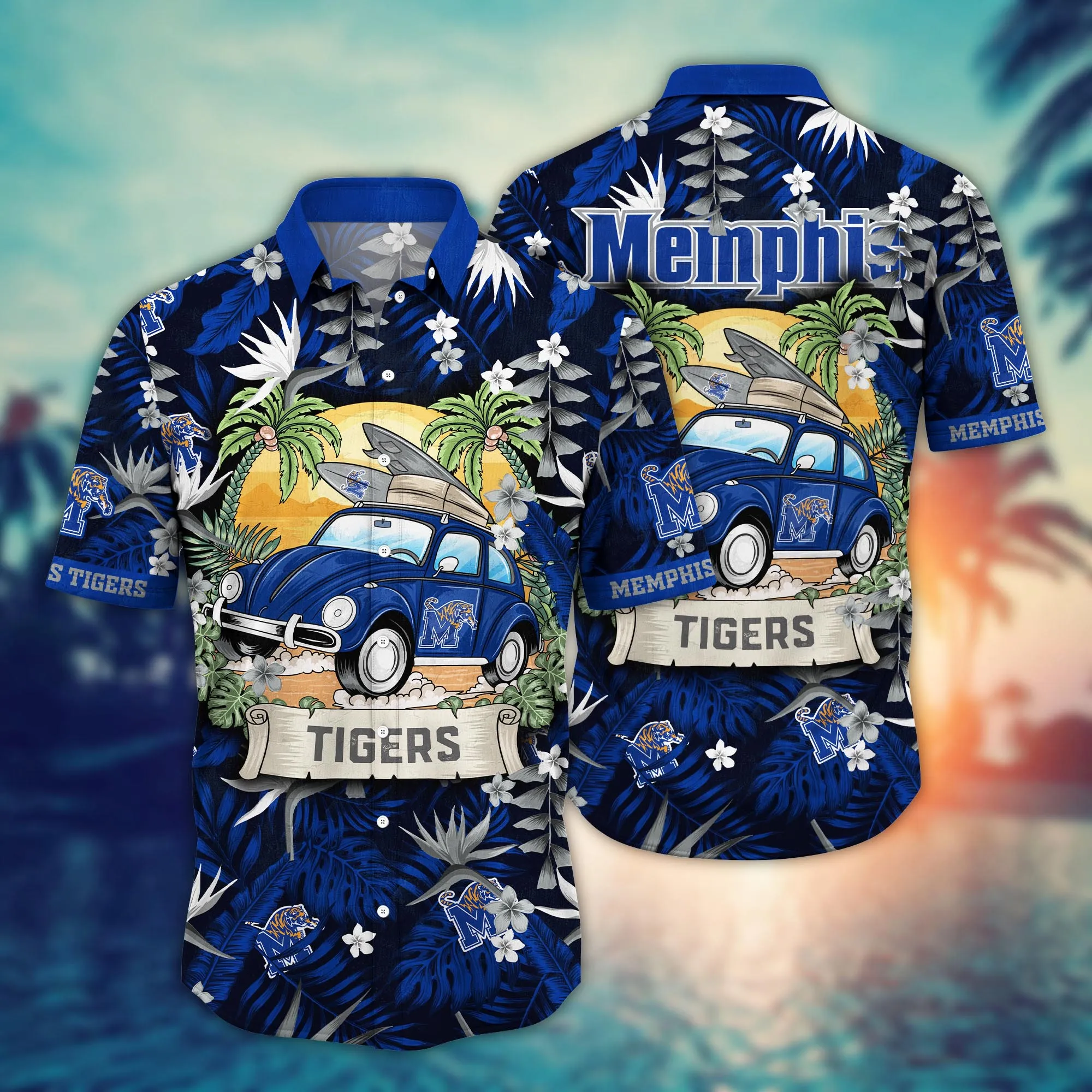 Memphis Tigers NCAA Hawaiian Shirt Julytime Qualifying Match Shirts Memphis Tigers NCAA Hawaiian Shirt Julytime Qualifying Match Shirts