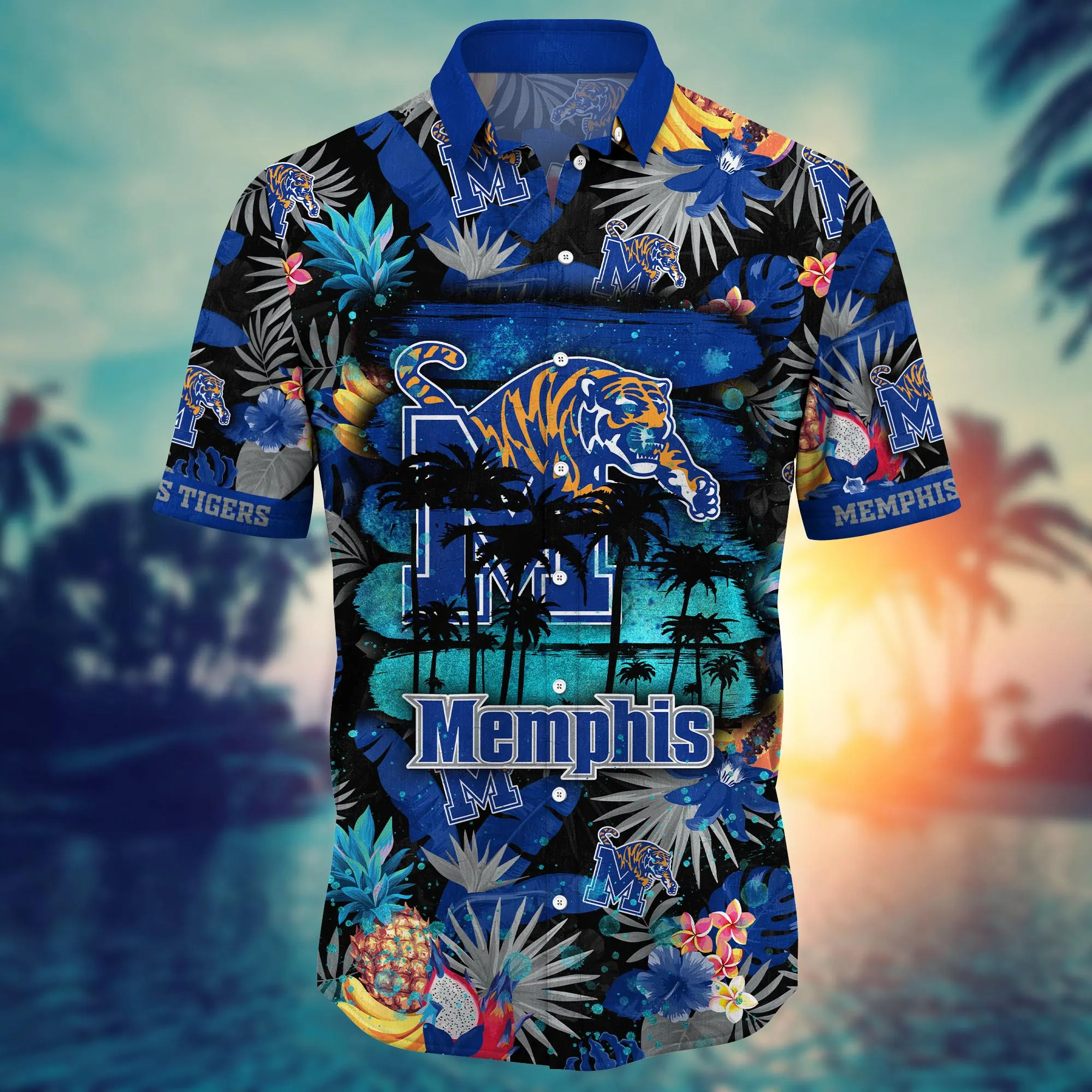 Memphis Tigers NCAA Hawaiian Shirt Popsicles Aloha Shirt