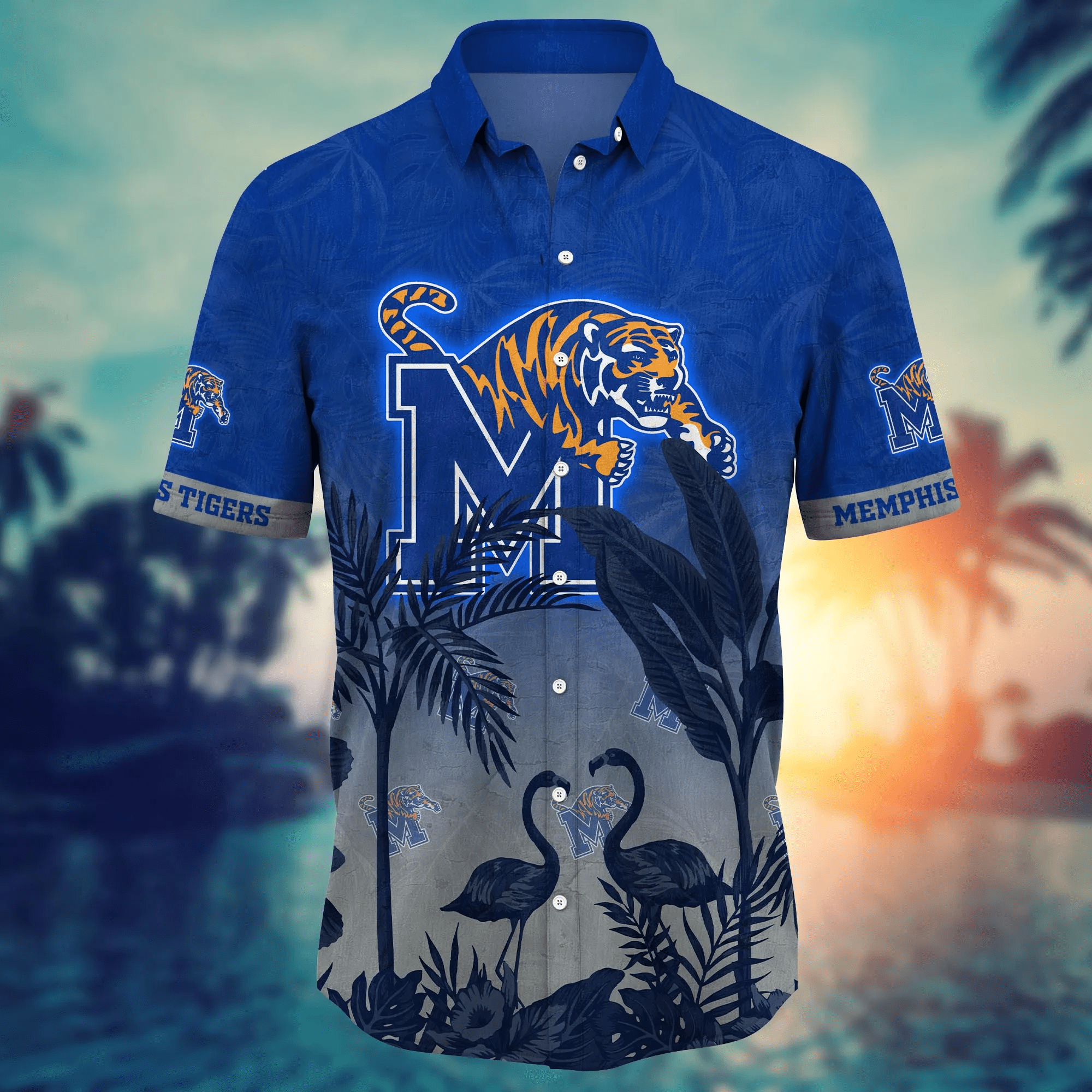 Memphis Tigers NCAA Hawaiian Shirt Summerytime Aloha Shirt