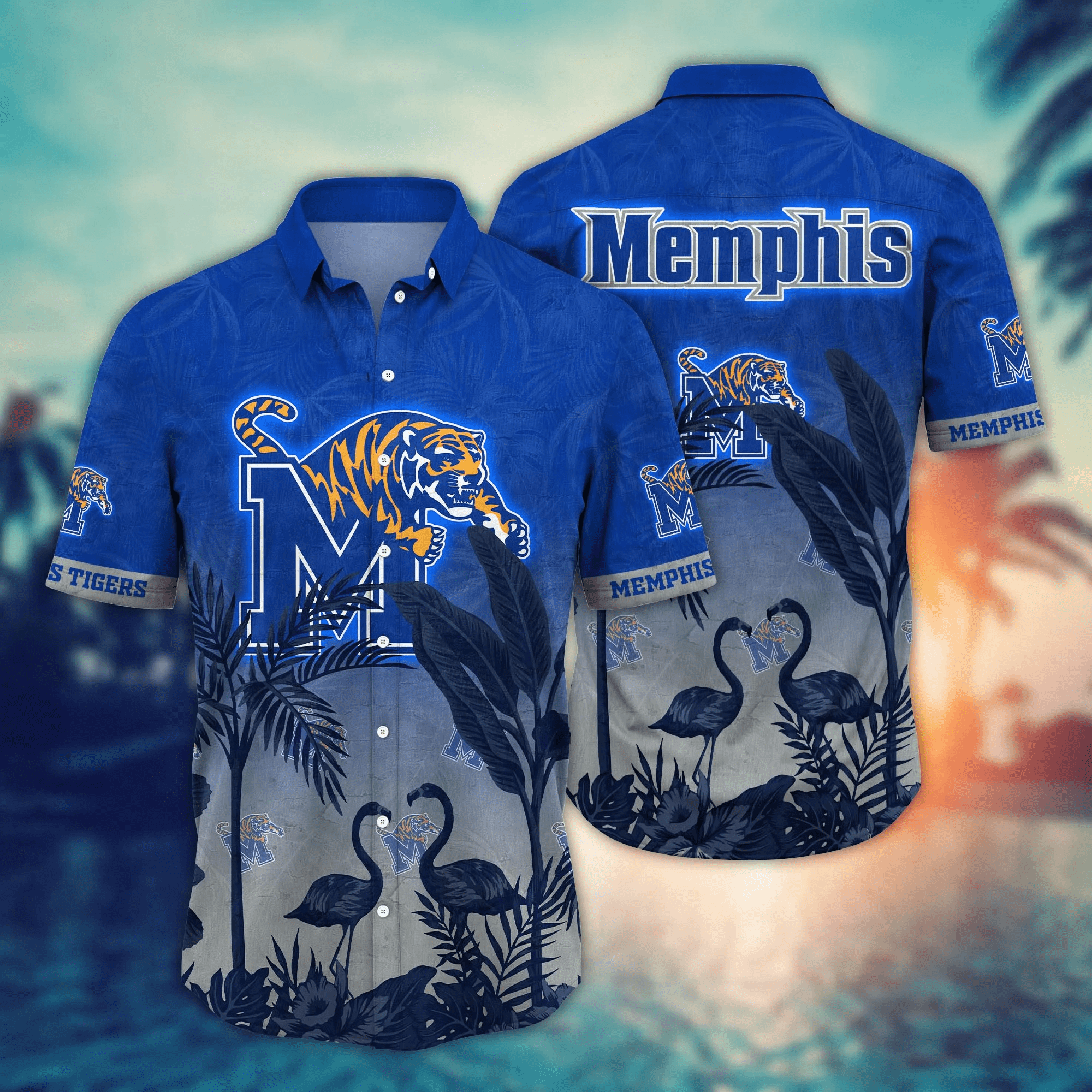 Memphis Tigers NCAA Hawaiian Shirt Summerytime Aloha Shirt