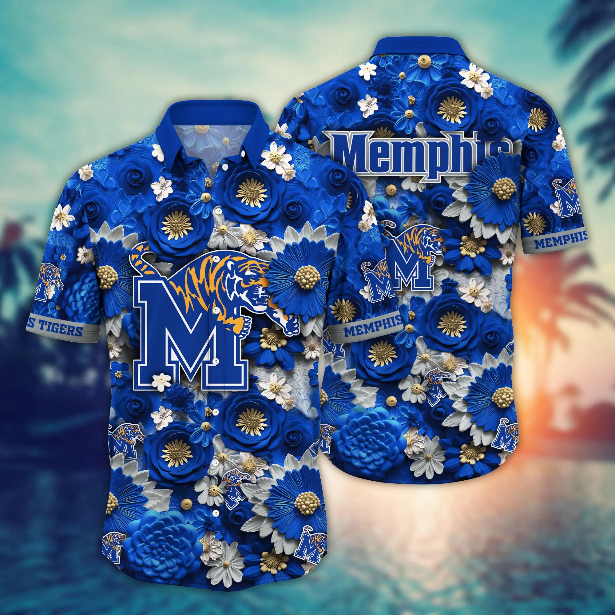 Memphis Tigers NCAA Hawaiian Shirt Trending For This Summer Customize Shirt Any Team Memphis Tigers NCAA Hawaiian Shirt Trending For This Summer Customize Shirt Any Team
