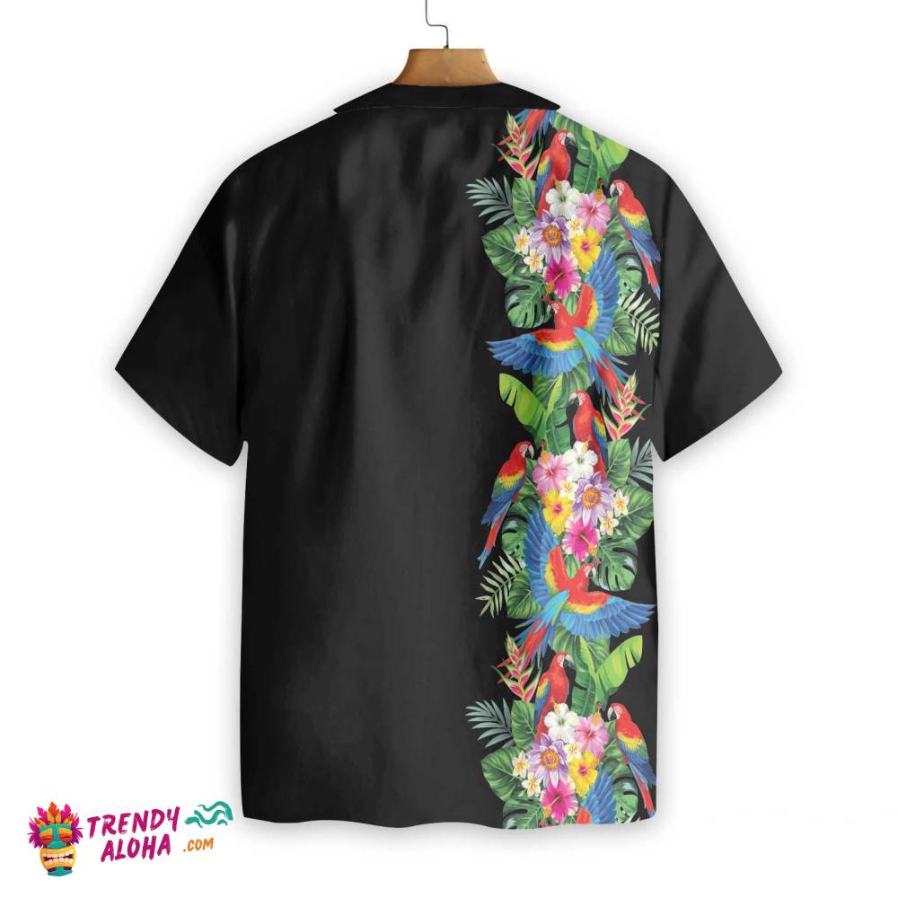 Men’s Aloha Shirt Bird Of Paradise Hibiscus Hawaiian Shirt Men’s Aloha Shirt Bird Of Paradise Hibiscus Hawaiian Shirt