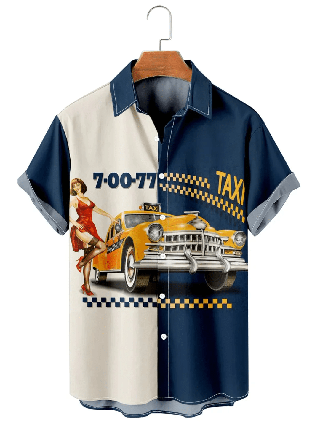 Men’s Retro Simple Car Contrast Color Casual Shirt, Trendy Hawaiian Shirt Vintage, Trendy Hawaiian Shirt For Men, Women Men’s Retro Simple Car Contrast Color Casual Shirt, Trendy Hawaiian Shirt Vintage, Trendy Hawaiian Shirt For Men, Women