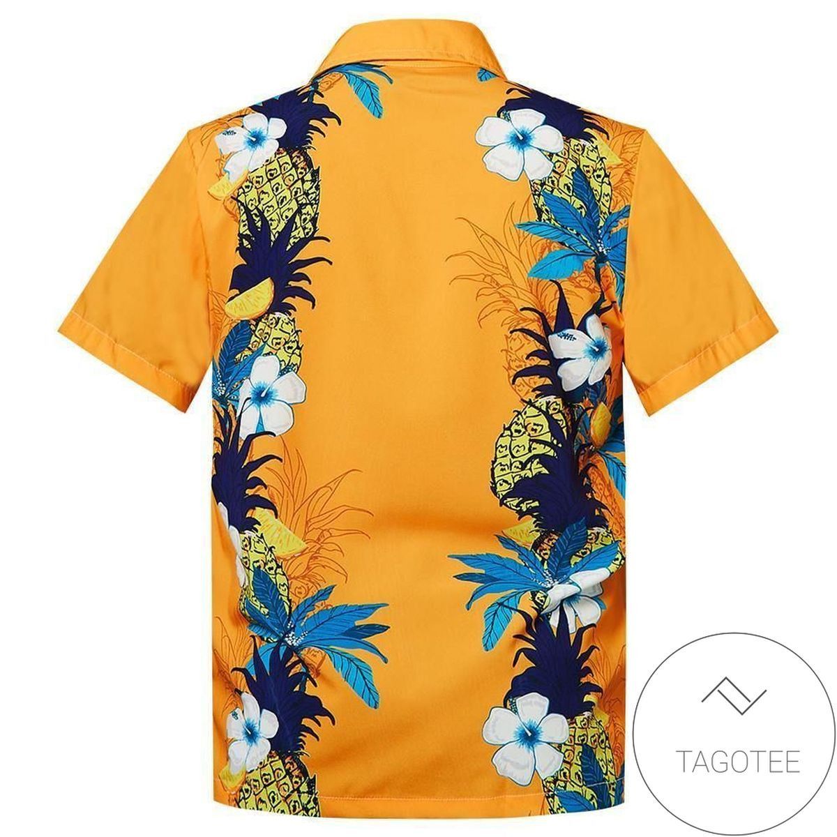Men’s Yellow Floral Hawaiian Shirt Stylisand Unique Design