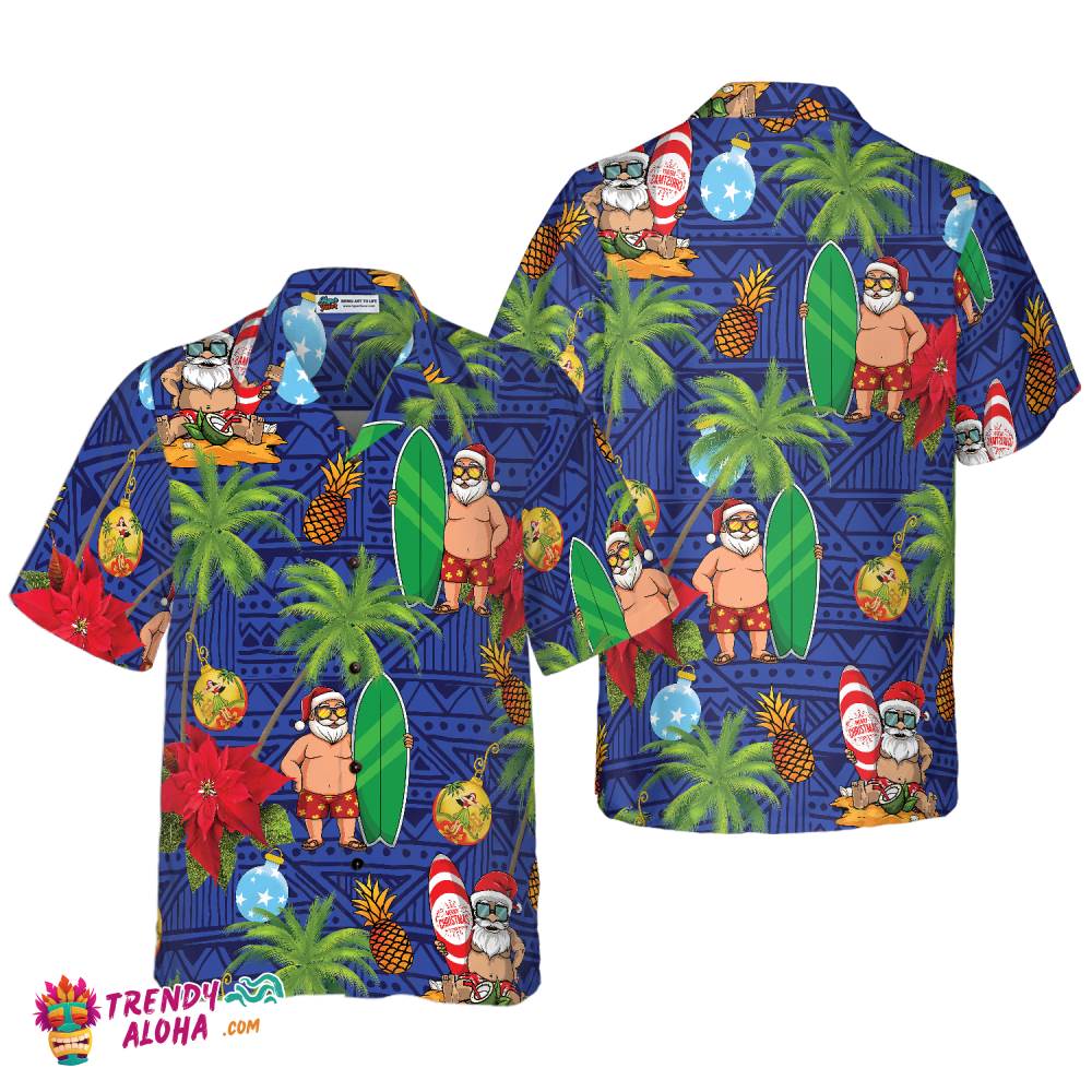 Merry Christmas Santa Claus 1 Hawaiian Shirt