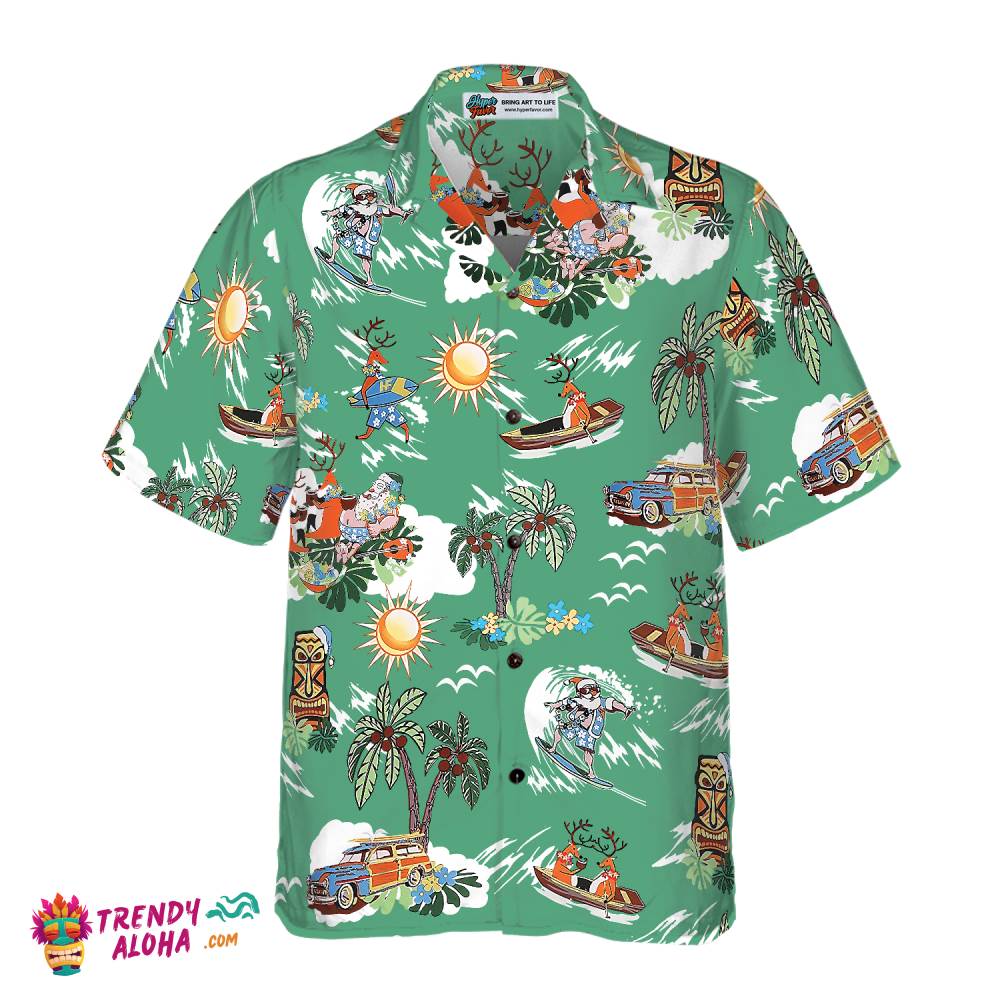 Merry Christmas Santa Claus 10 Hawaiian Shirt