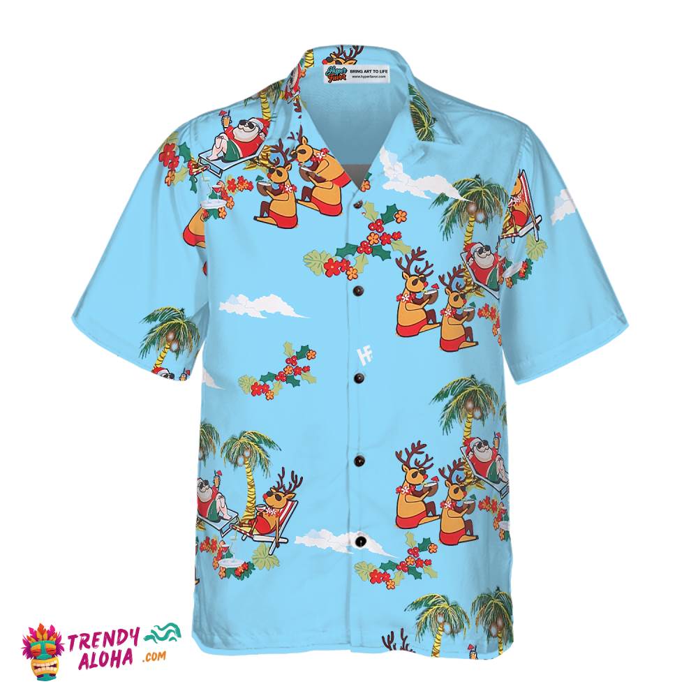 Merry Christmas Santa Claus 2 Hawaiian Shirt