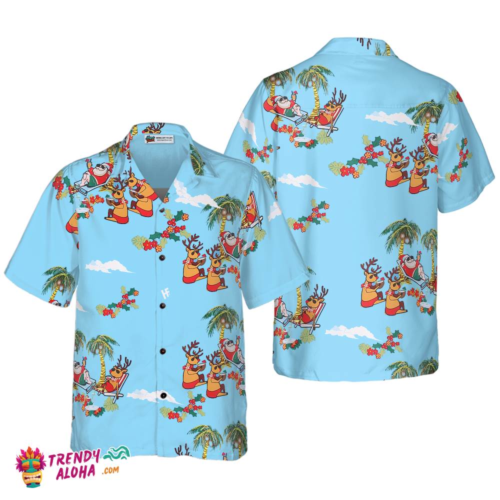 Merry Christmas Santa Claus 2 Hawaiian Shirt