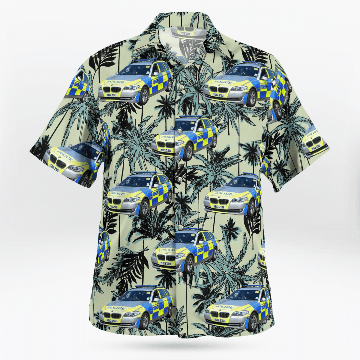 Metropolitan Police Service Bmw 5 Hawaiian Shirt
