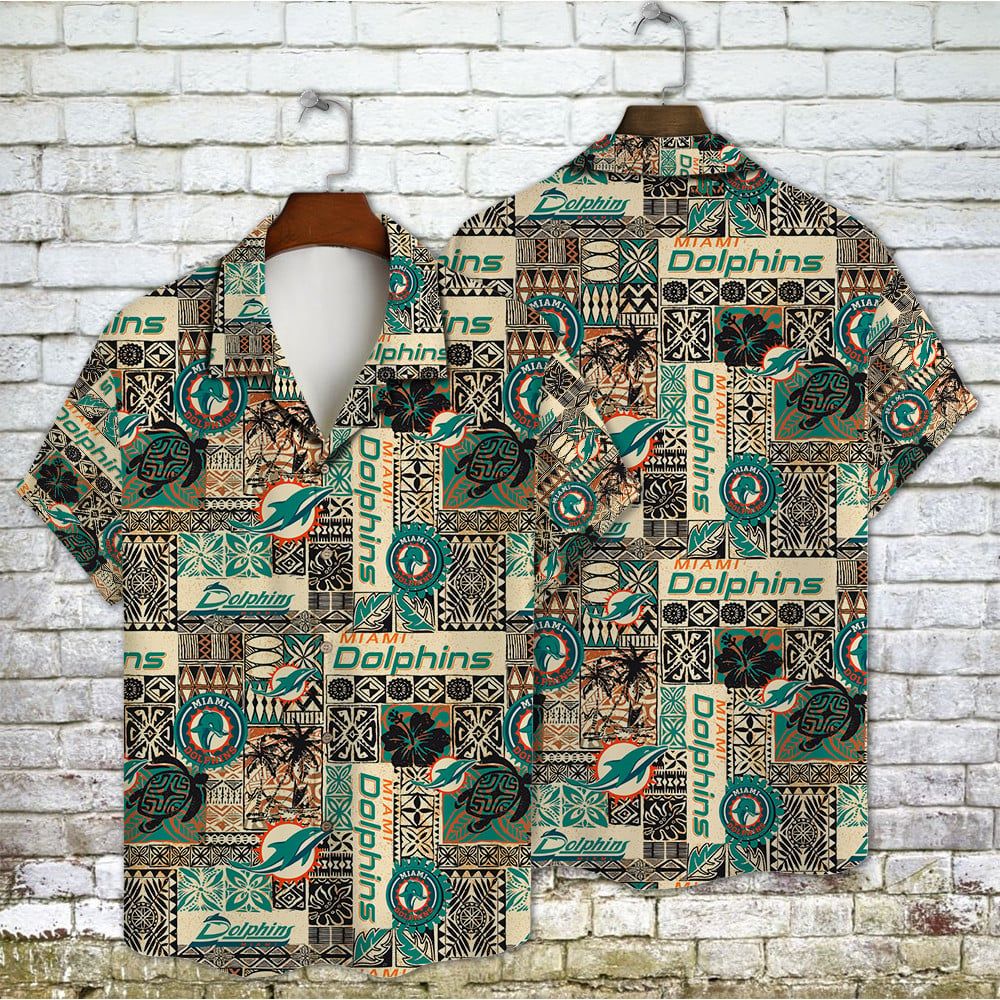 Miami Dolphins Aop Hawaiian Shirt Original Design
