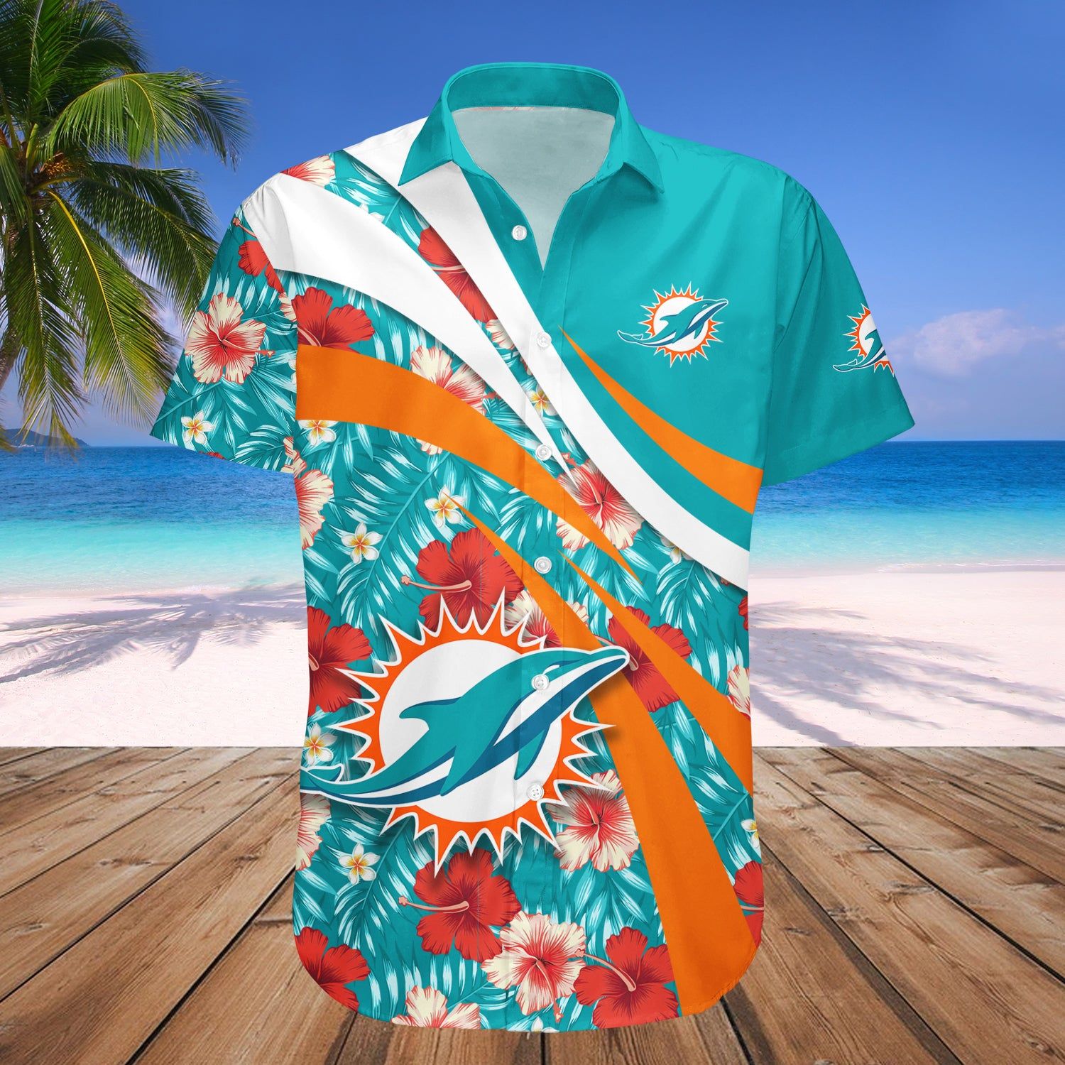 Miami Dolphins Hawaii Shirt Hibiscus Sport Style – NFL