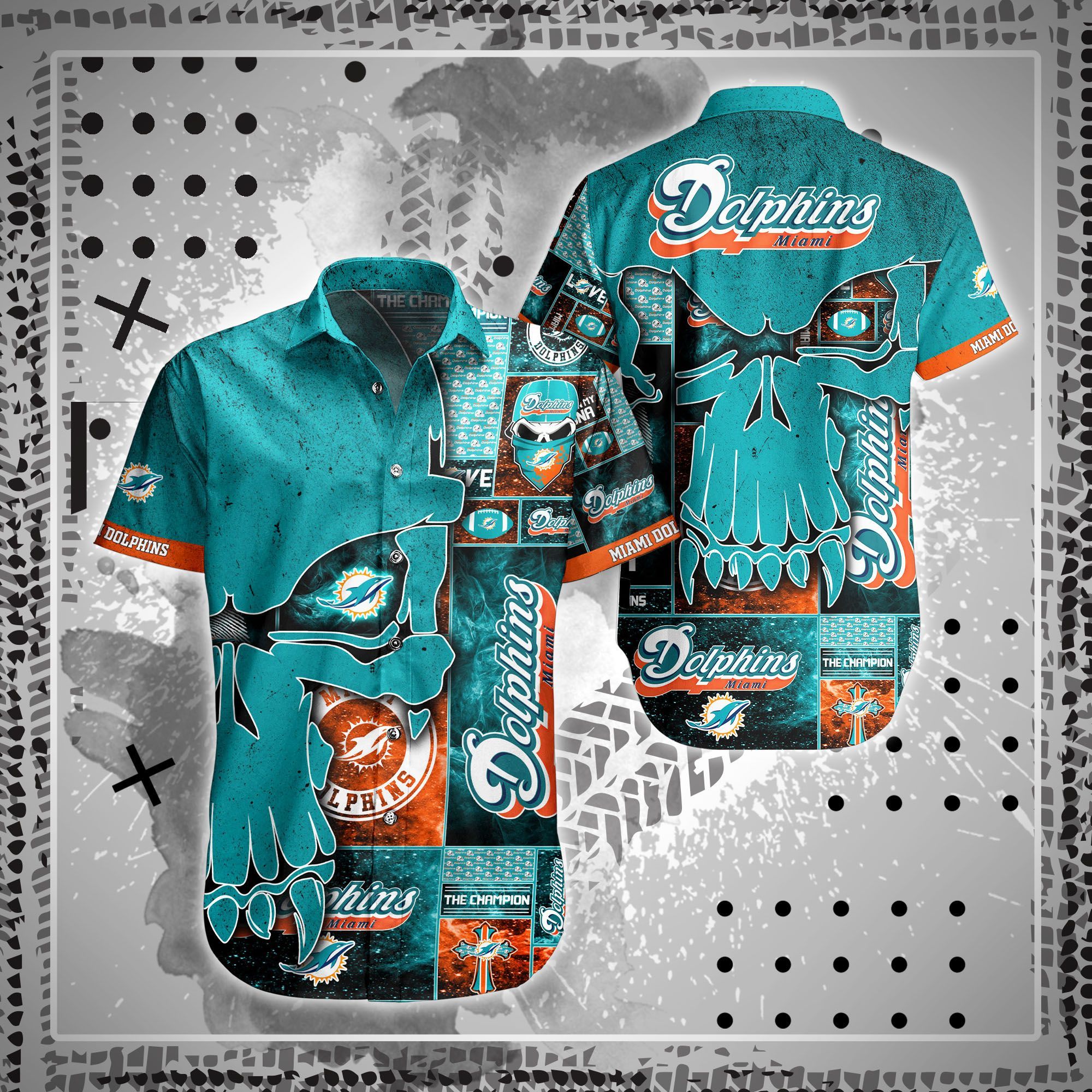 Miami Dolphins Hawaiian Shirt: NFL Style Short