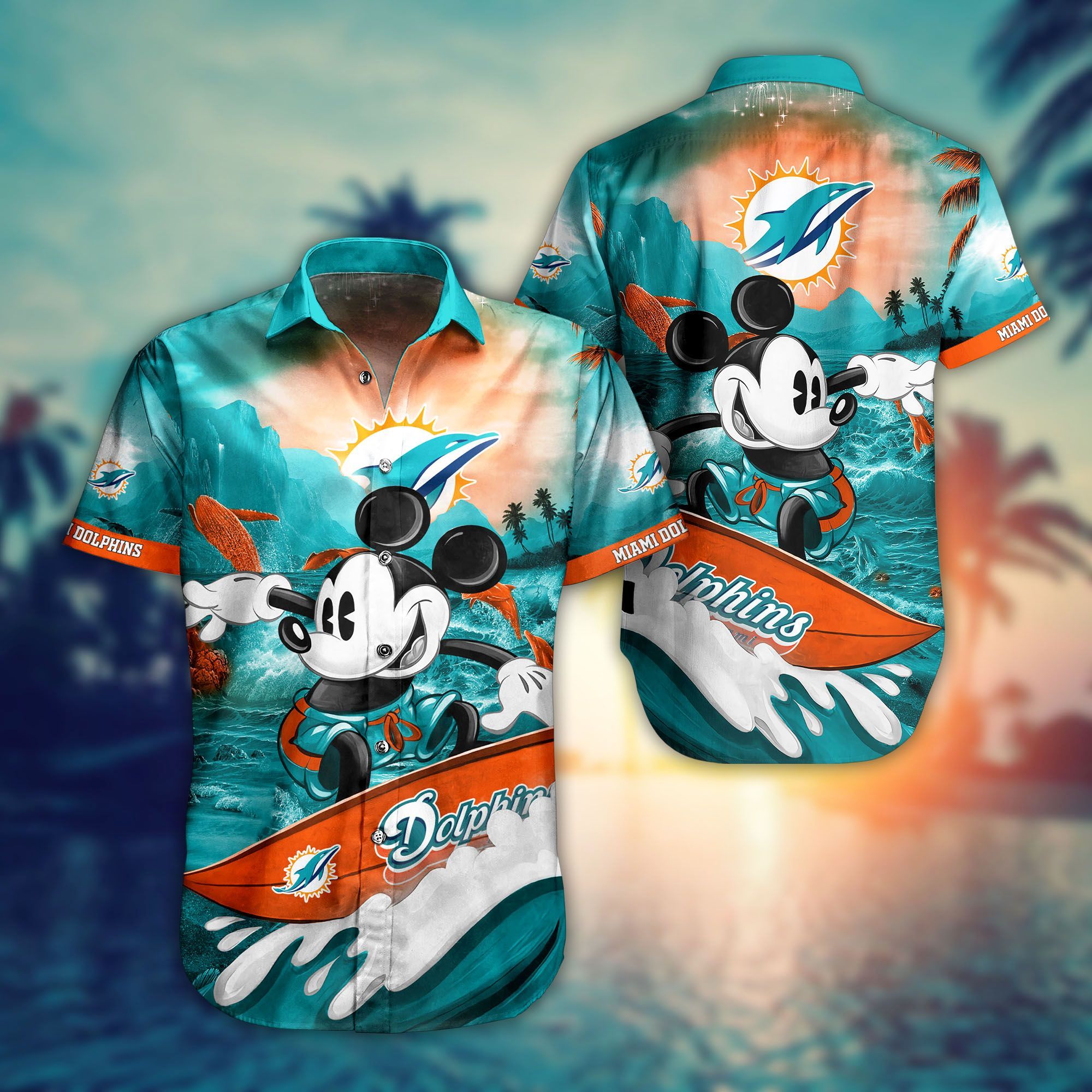 Miami Dolphins Hawaiian Shirt: NFL Trending Summer Logo