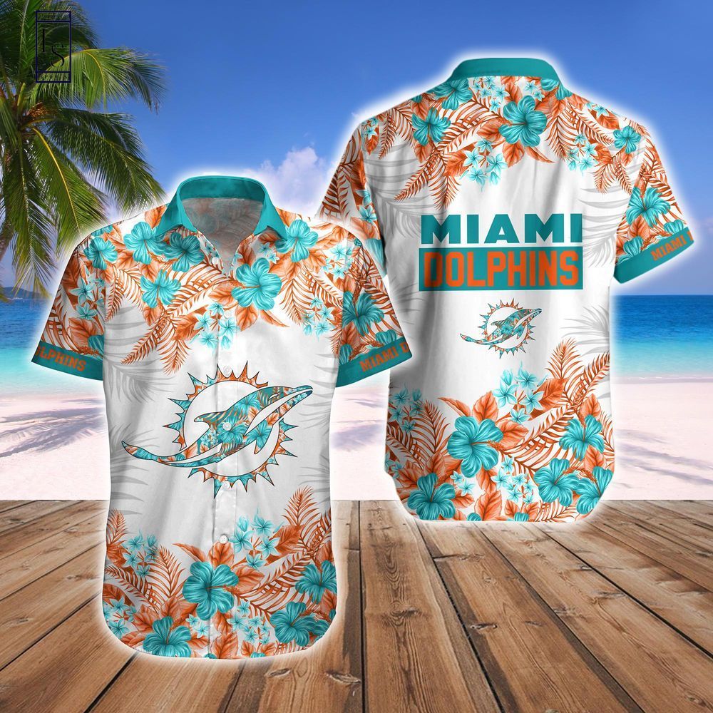 Miami Dolphins Hawaiian Shirt Short Combo Set Tropical Style