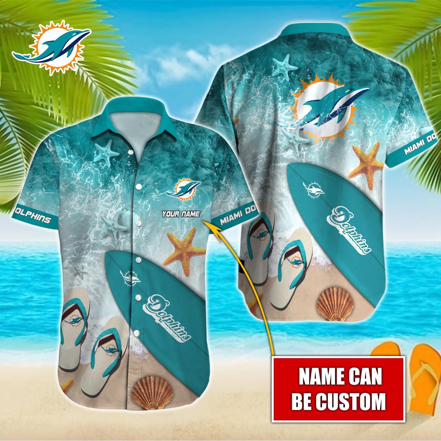 Miami Dolphins Legacy Immortalized in Hawaiian Shirt