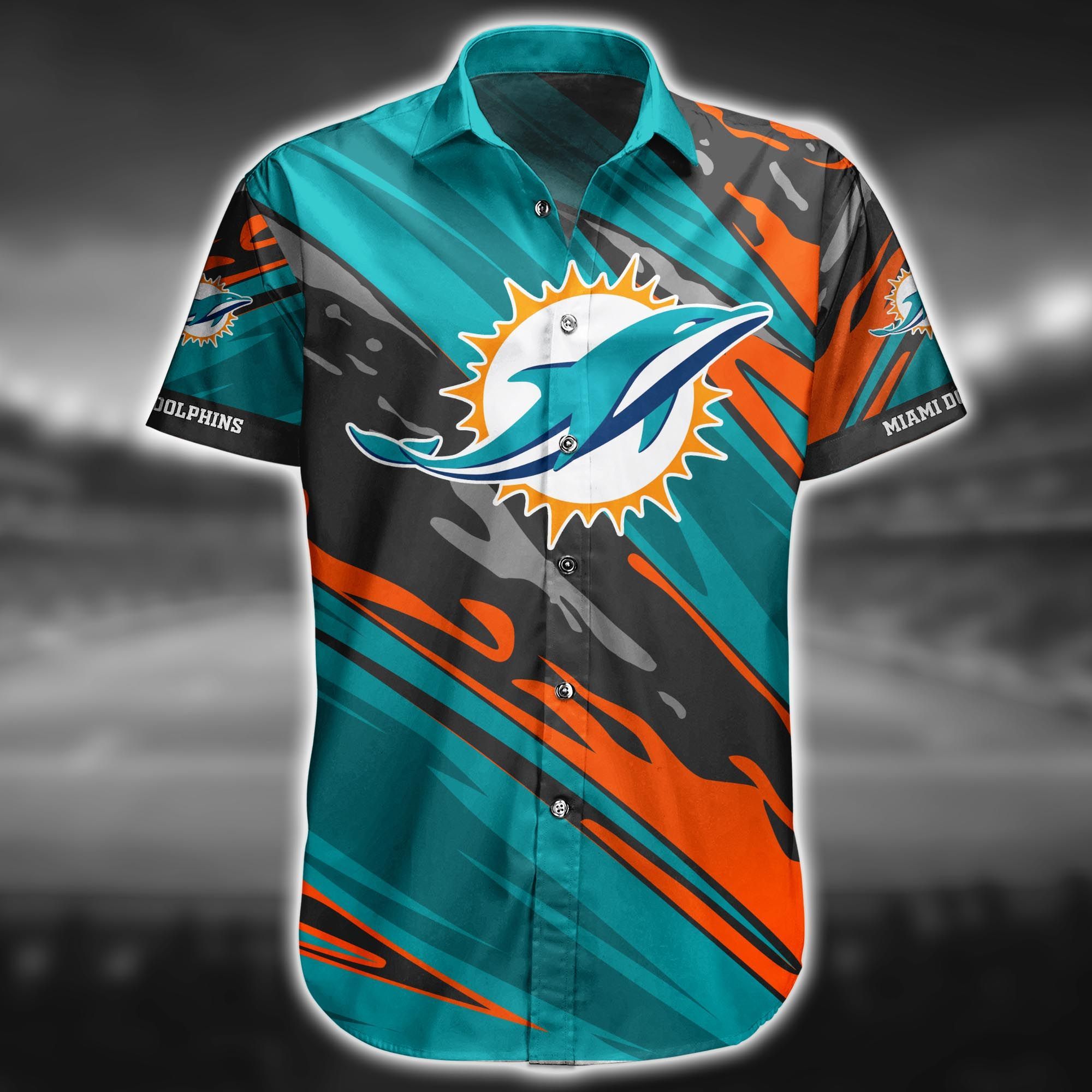 Miami Dolphins Logo Hawaiian Shirt: Show Your Team Spirit
