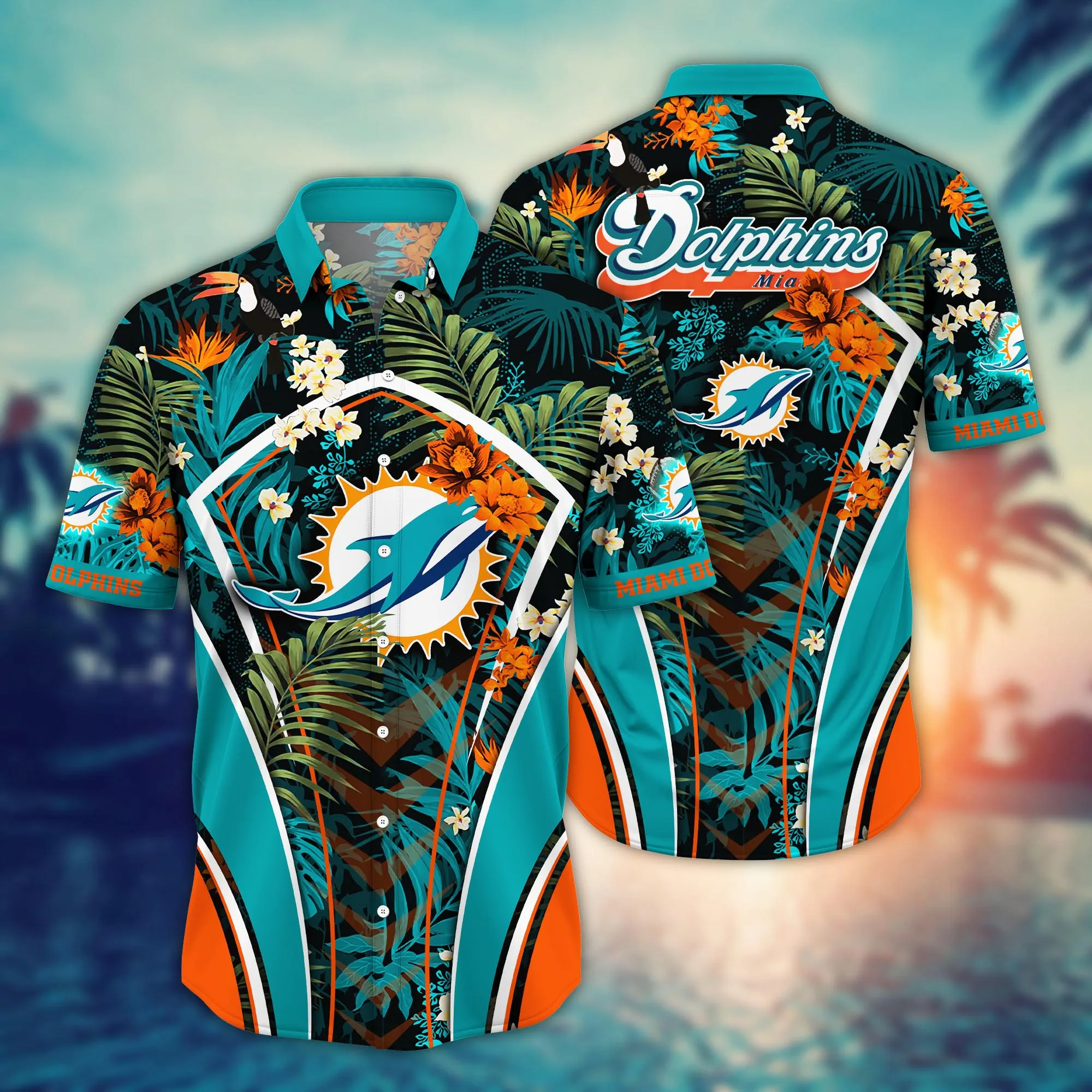 Miami Dolphins NFL Hawaiian Shirt Bikinis Aloha Shirt