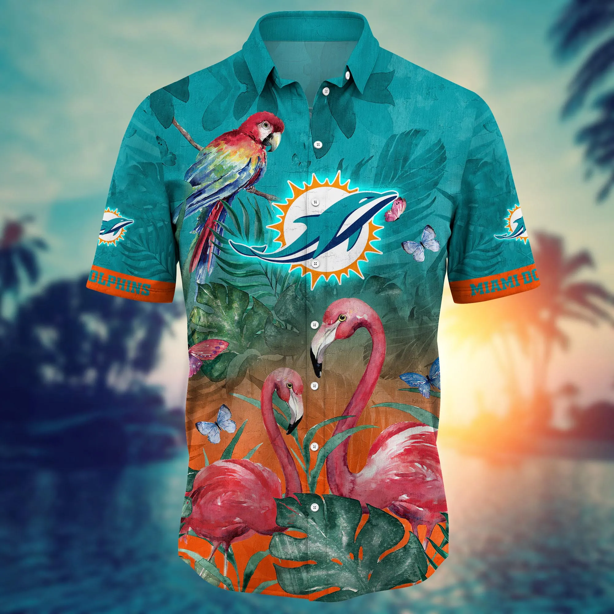 Miami Dolphins NFL Hawaiian Shirt Daylight Aloha Shirt