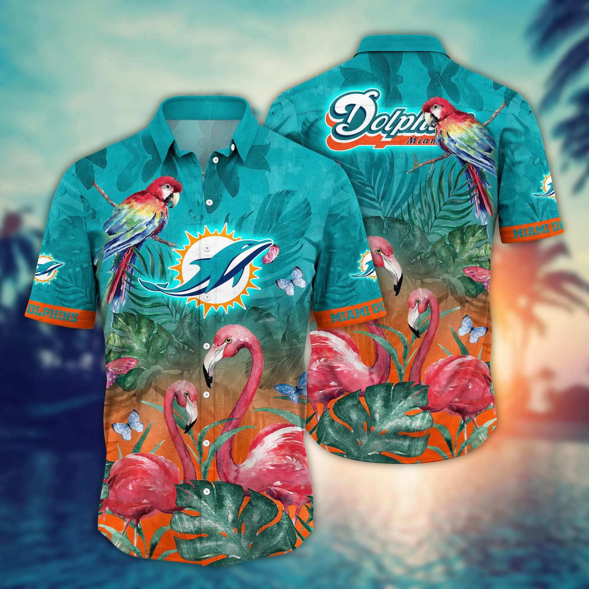 Miami Dolphins NFL Hawaiian Shirt Daylight Aloha Shirt