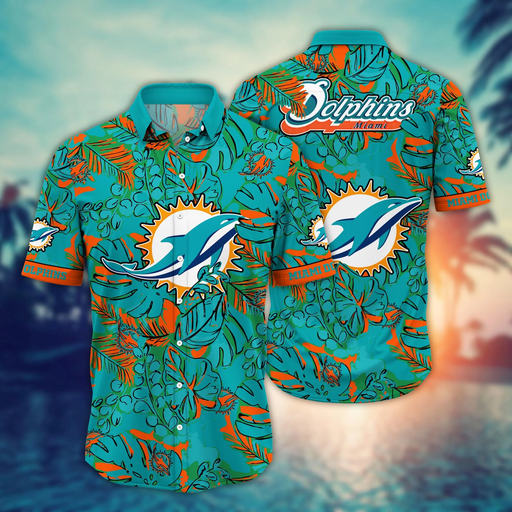 Miami Dolphins NFL Hawaiian Shirt Hammocks Aloha Shirt