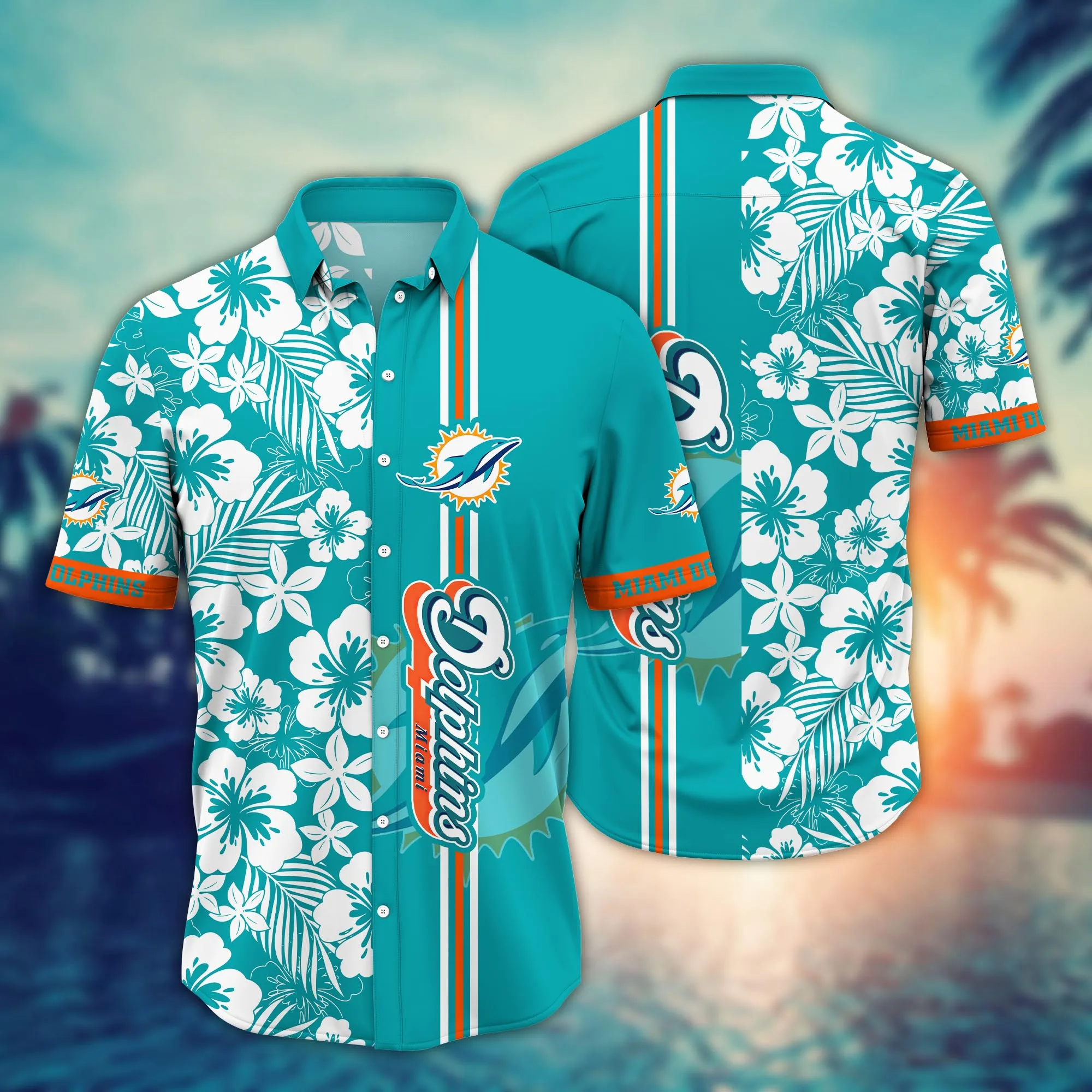 Miami Dolphins NFL Hawaiian Shirt Seasidetime Aloha Shirt