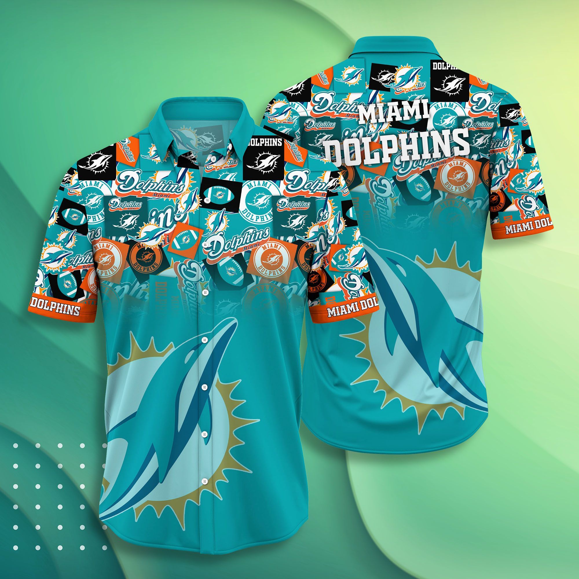 Miami Dolphins NFL Hawaiian Shirt: Short Style Hot Trending, Summer Collection, Trendy Aloha