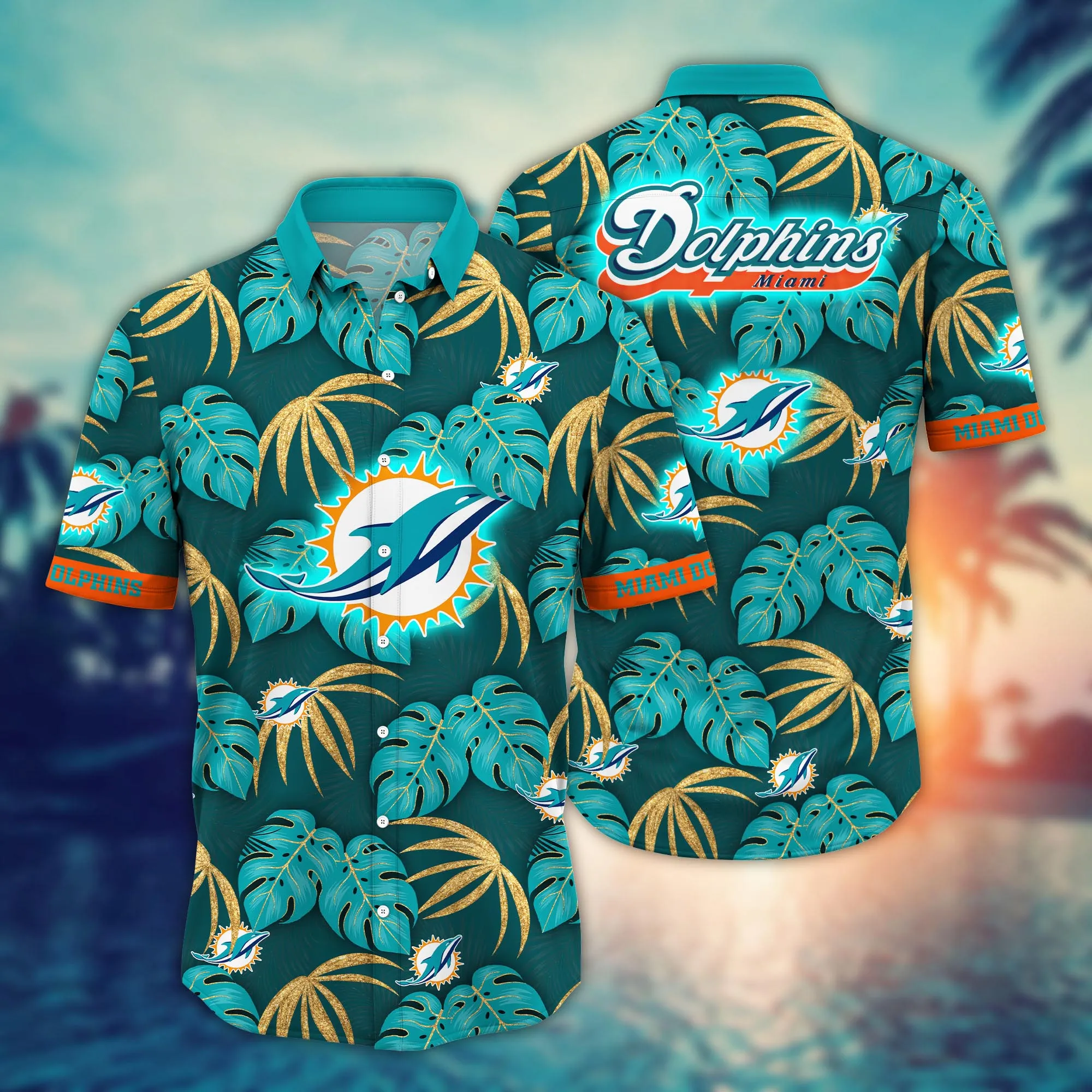 Miami Dolphins NFL Hawaiian Shirt Solstice Qualifying Match Shirts