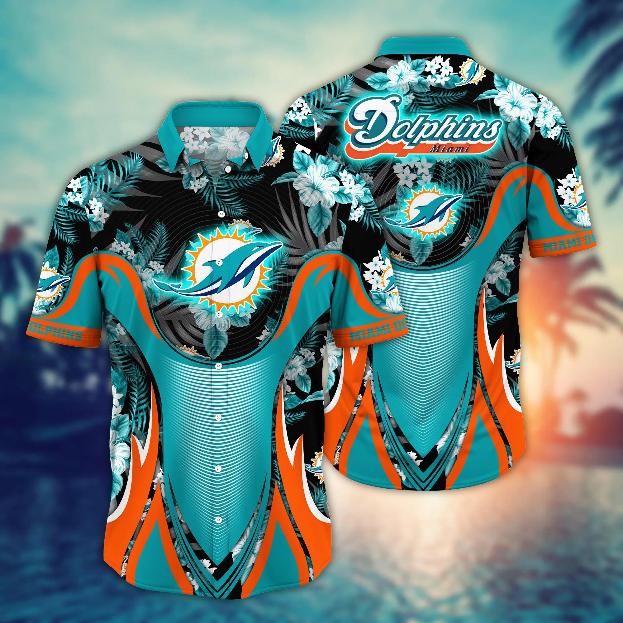 Miami Dolphins NFL Hawaiian Shirt Solstice Qualifying Shirts