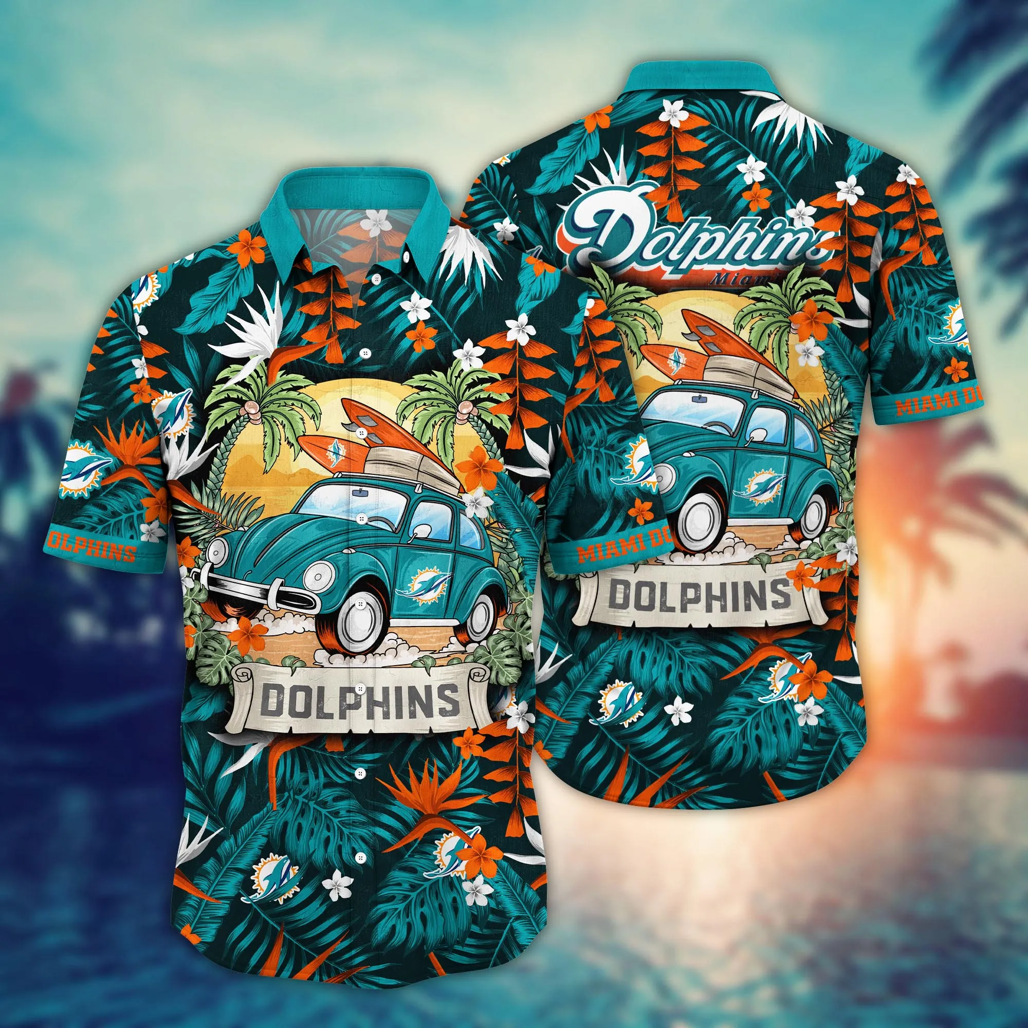 Miami Dolphins NFL Hawaiian Shirt Tropicaltime Championship Game Shirts