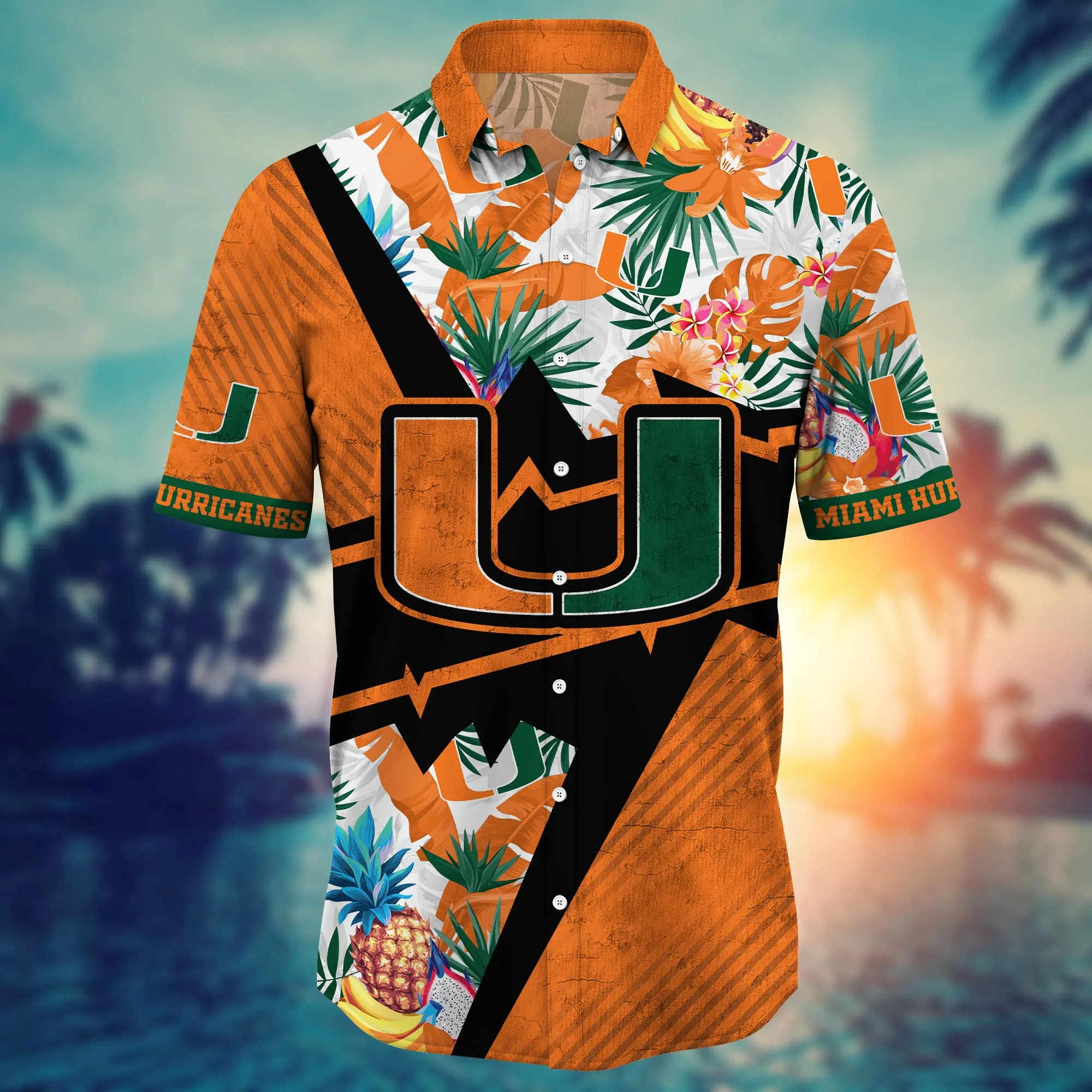 Miami Hurricanes NCAA Hawaiian Shirt Barbecues Aloha Shirt