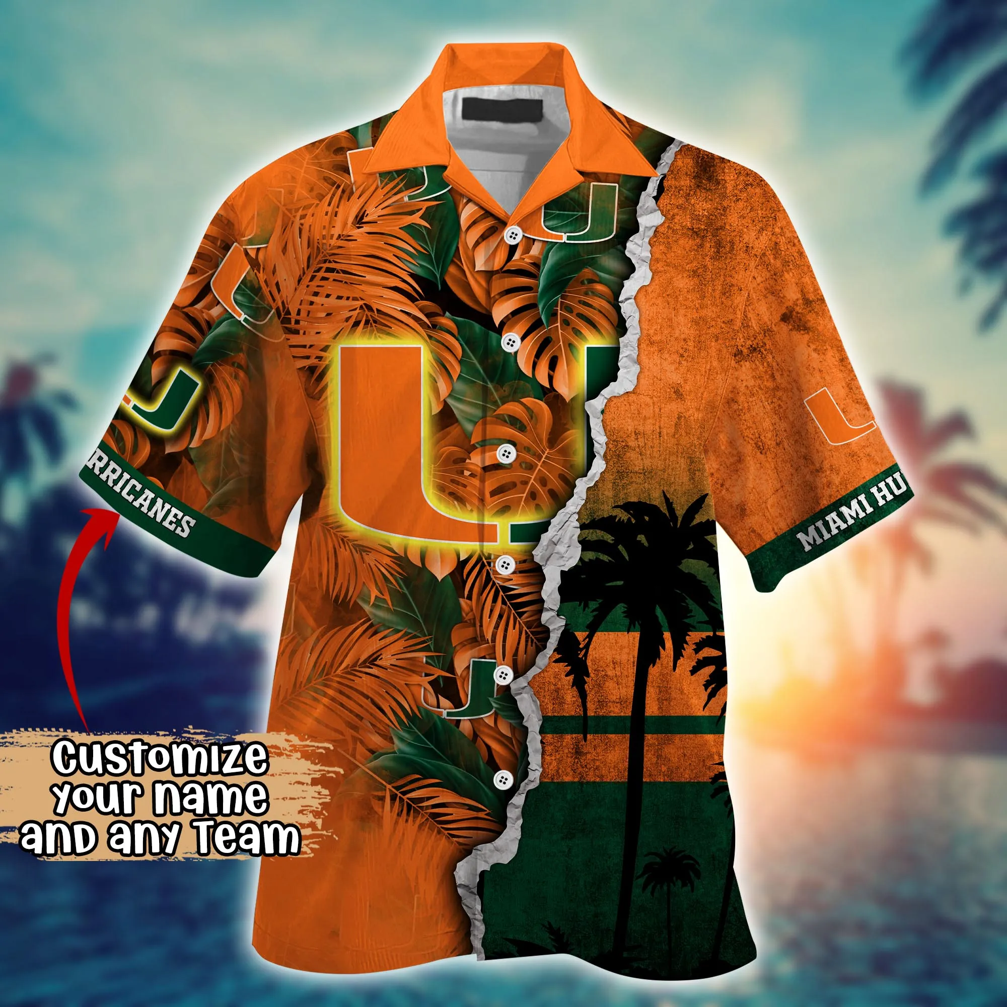 Miami Hurricanes NCAA Hawaiian Shirt Custom Warmth Aloha Shirt