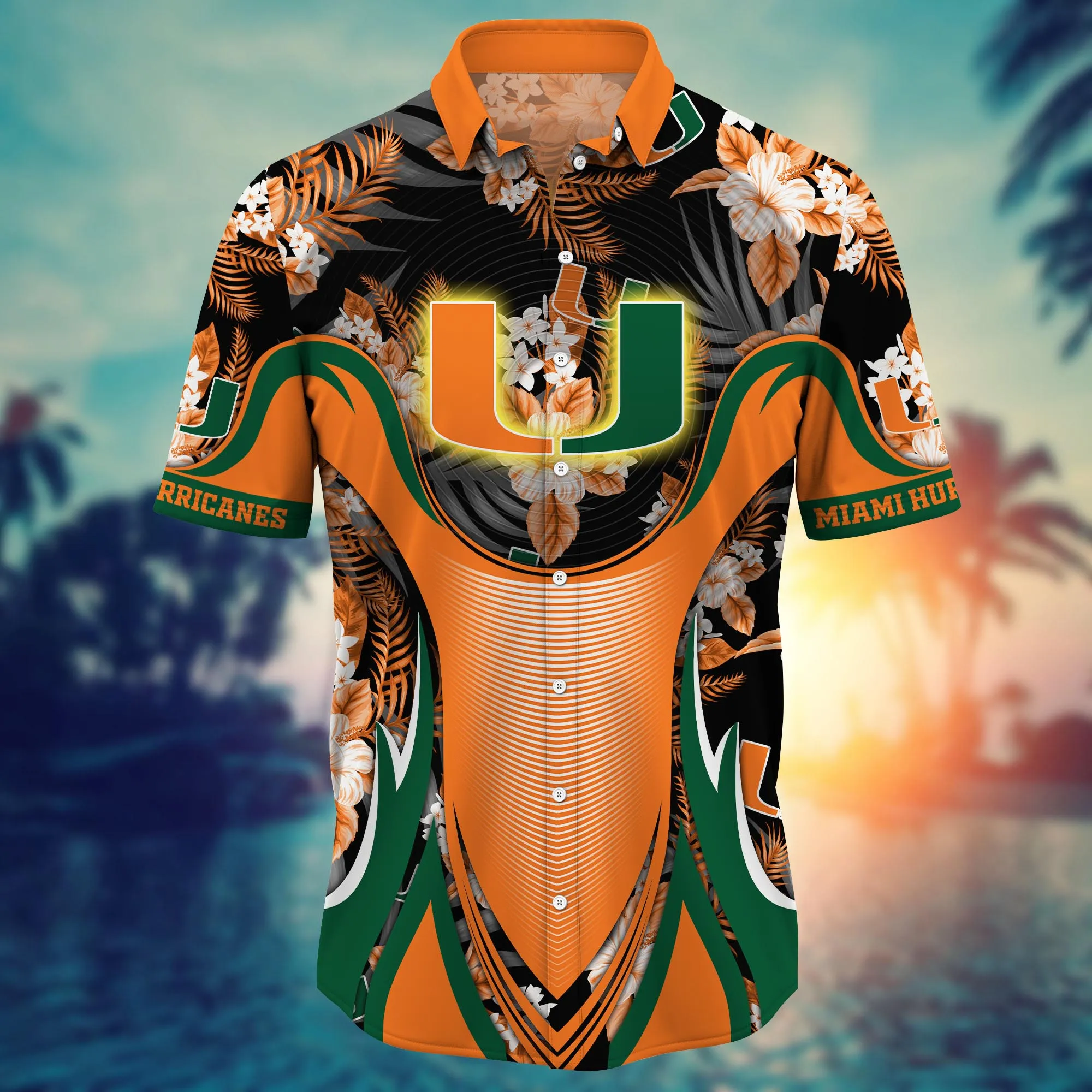Miami Hurricanes NCAA Hawaiian Shirt Long Days Aloha Shirt