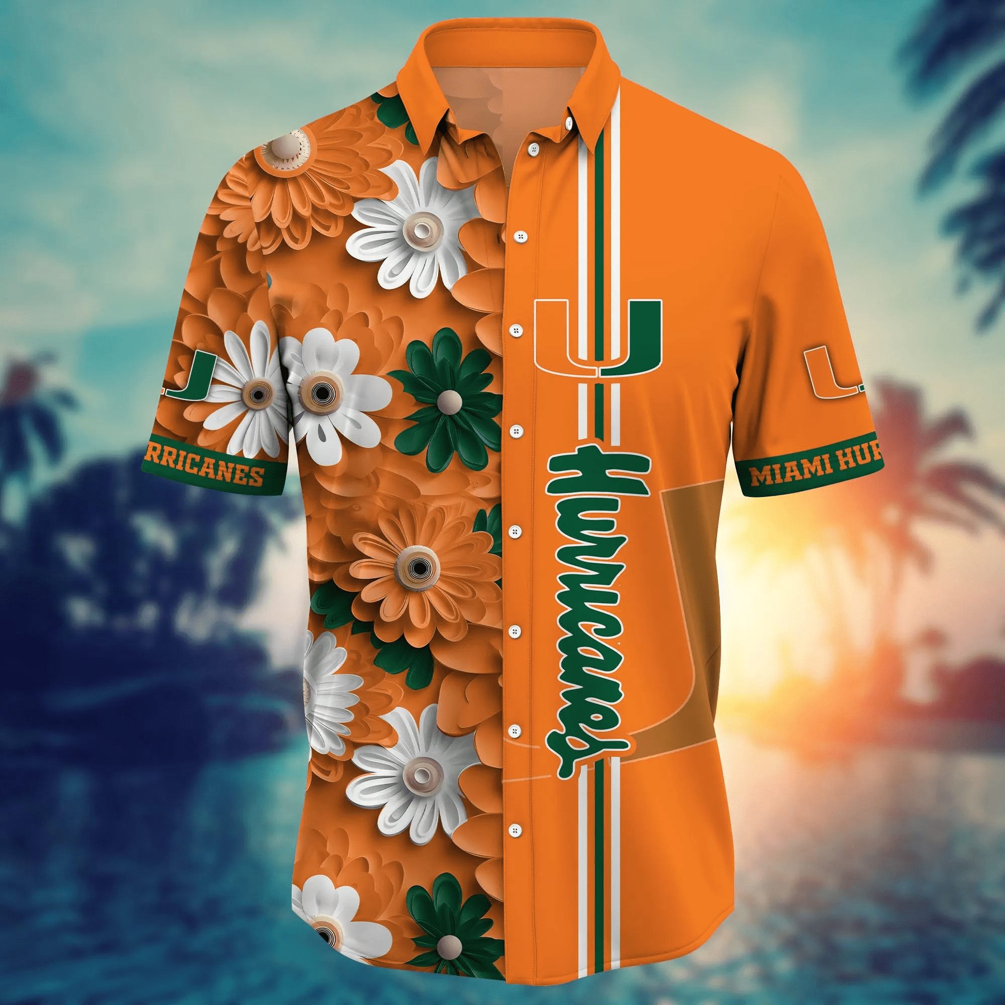Miami Hurricanes NCAA Hawaiian Shirt Scorcher Aloha Shirt