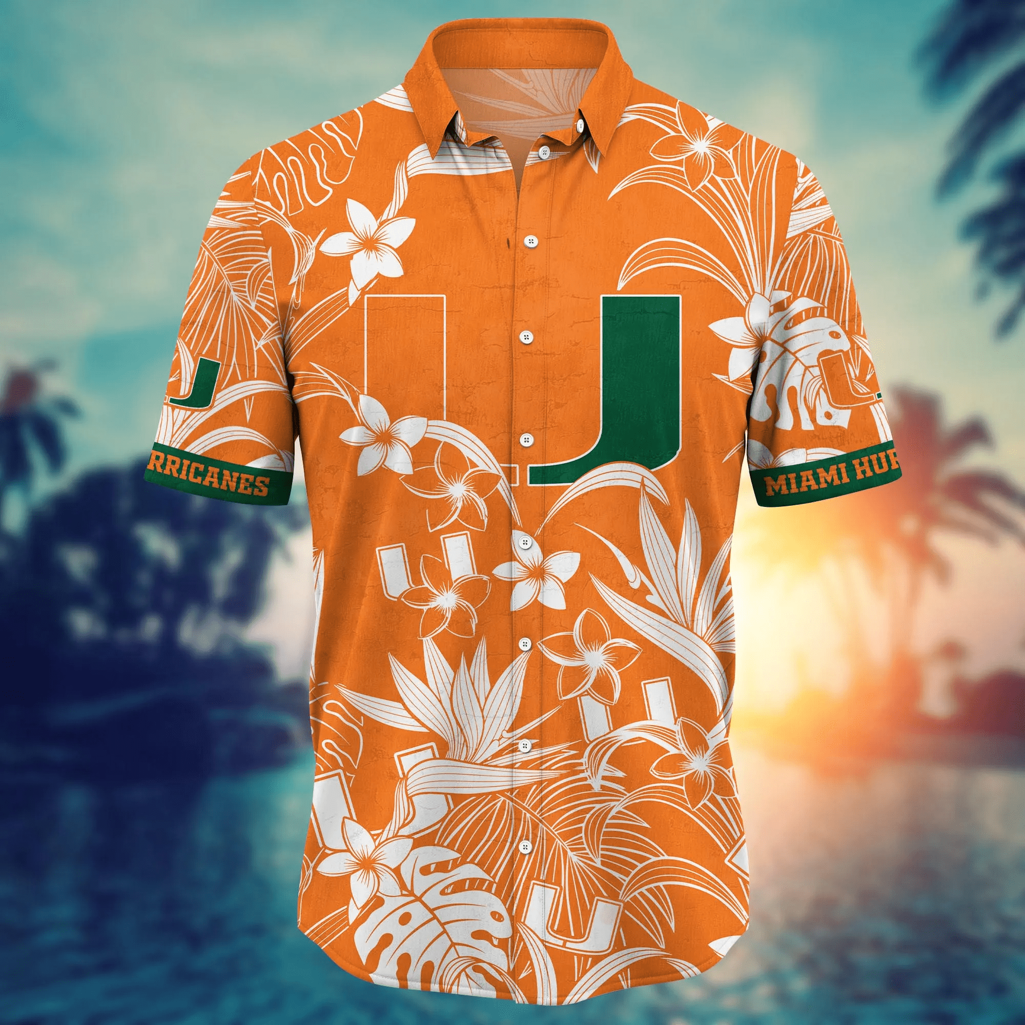 Miami Hurricanes NCAA Hawaiian Shirt Sunlittime Aloha Shirt