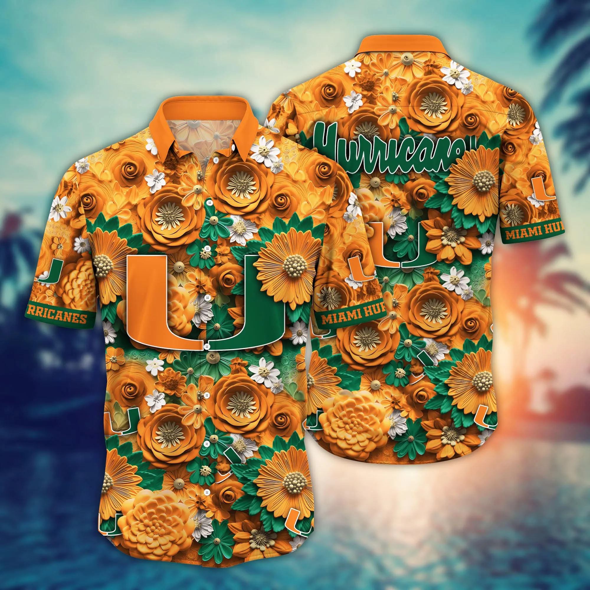 Miami Hurricanes NCAA Hawaiian Shirt Trending For This Summer Customize Shirt Any Team