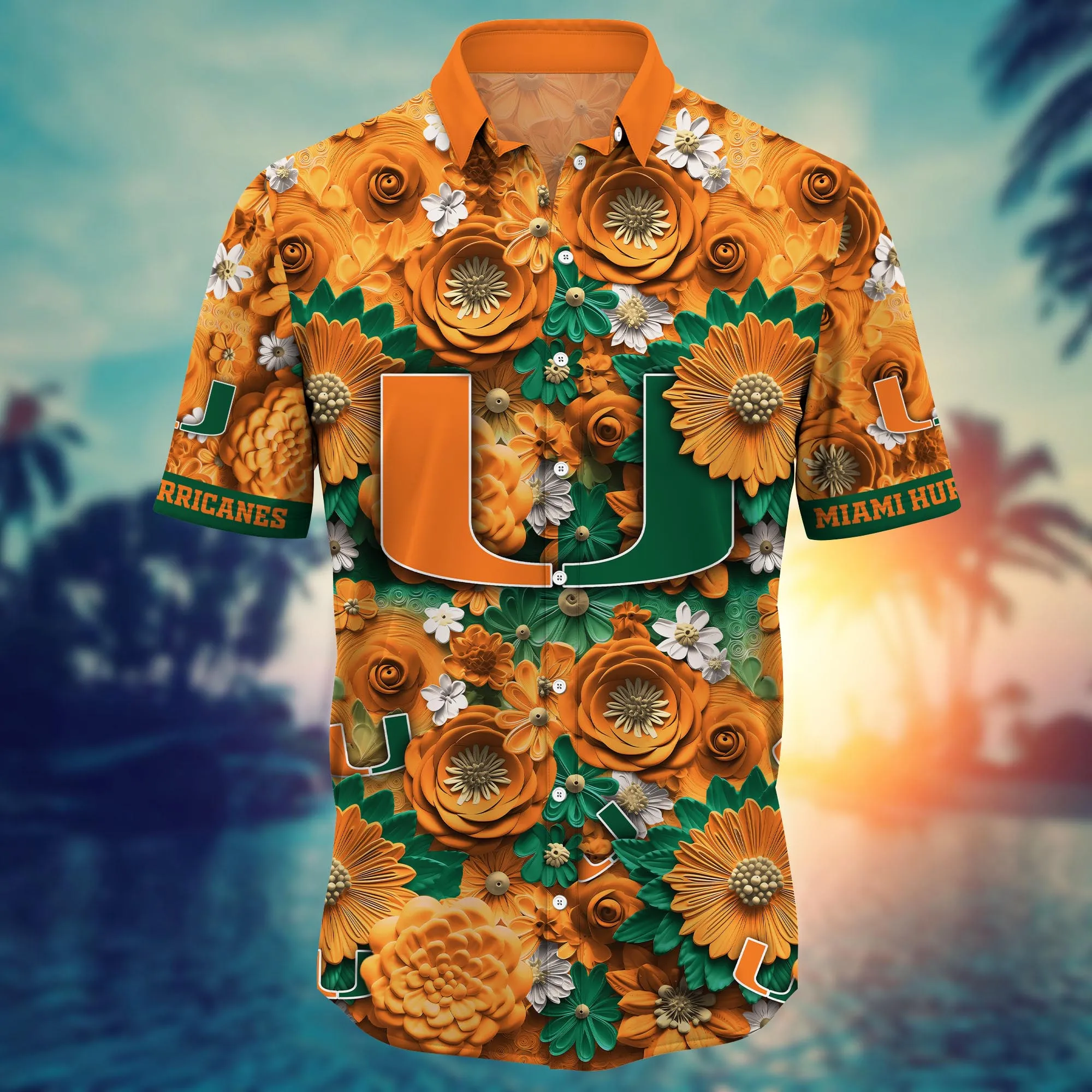 Miami Hurricanes NCAA Hawaiian Shirt Trending For This Summer Customize Shirt Any Team